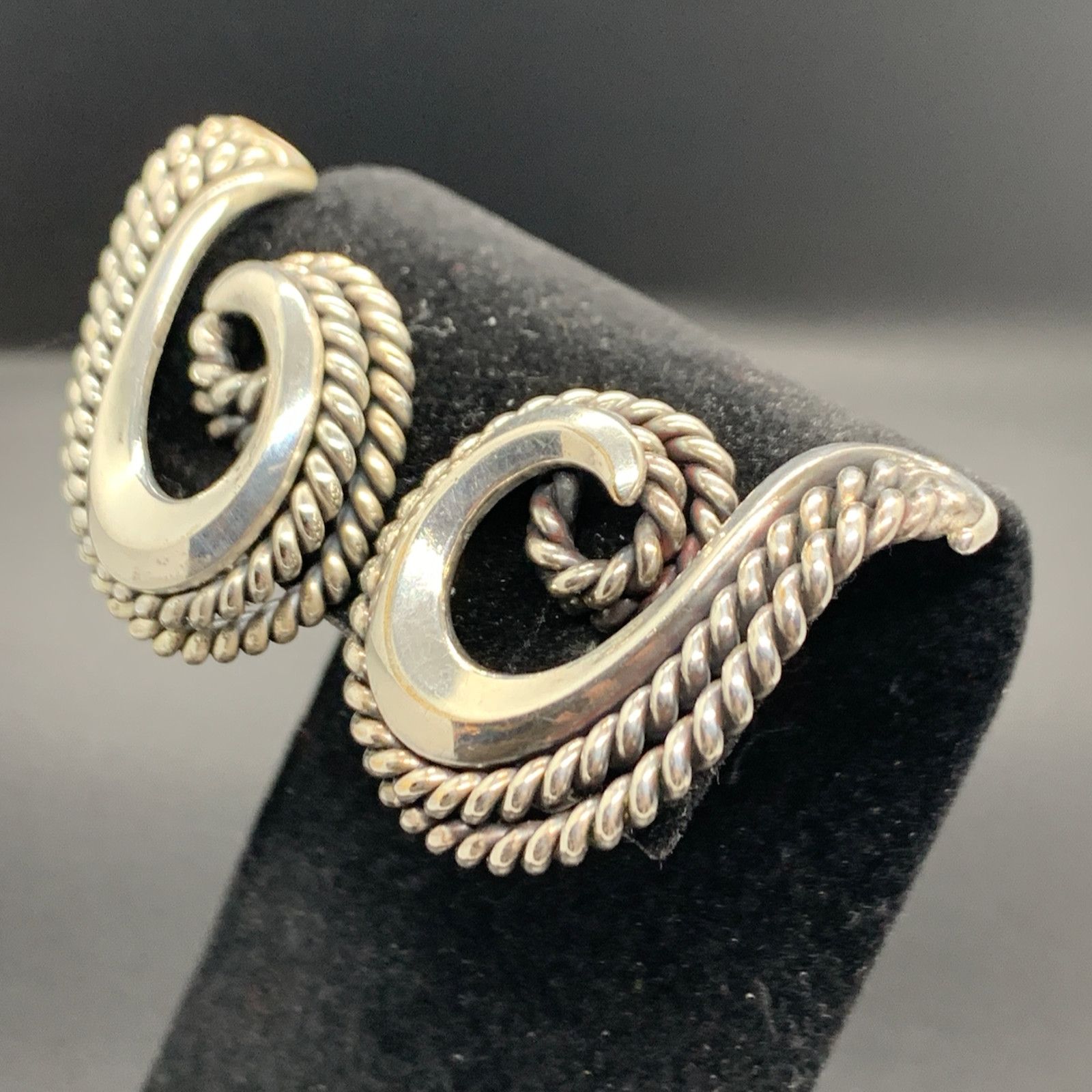 Other Napier Vintage Bertolli Doris Day Silver Plated Earrings Size ONE SIZE - 2 Thumbnail