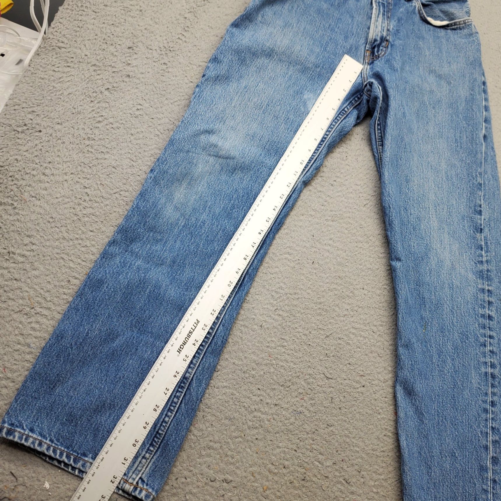 Gap GAP Mens Jeans 33x32 Blue Denim Mid Rise Straight Streetwear Outdoor Size US 33 - 5 Thumbnail