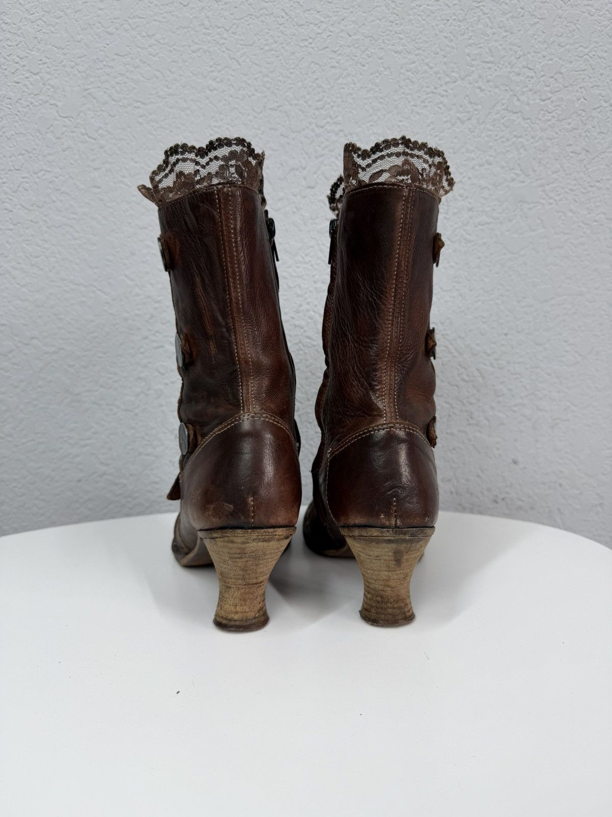 A.S.98 Vintage AS 98 Rick Owens Style Zip Ankle Leather Biker Boots Size US 9 / IT 39 - 7 Thumbnail
