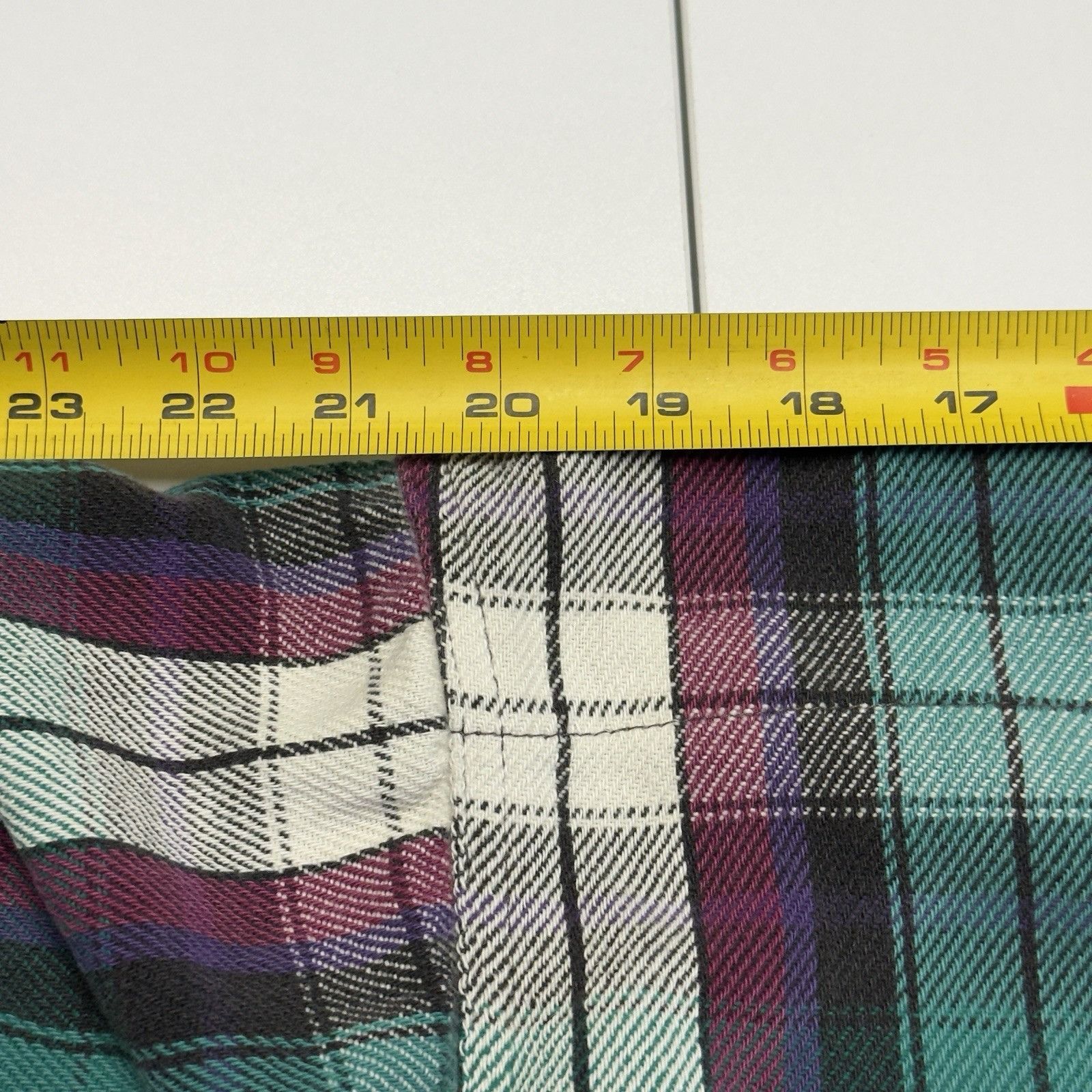 Field & Stream Vintage Field & Stream Plaid Flannel Purple & Green Button Size US XL / EU 56 / 4 - 17 Thumbnail