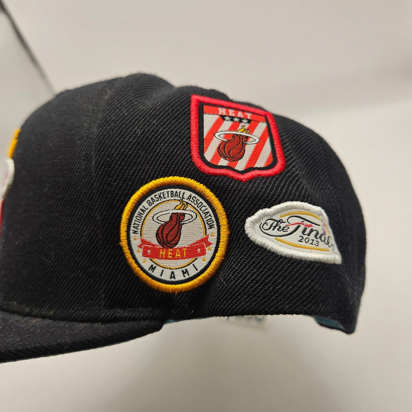 Mitchell & Ness MITCHELL & NESS BLUE UNDER FINALS SNAPBACK HWC MIAMI HEAT Size ONE SIZE - 3 Thumbnail