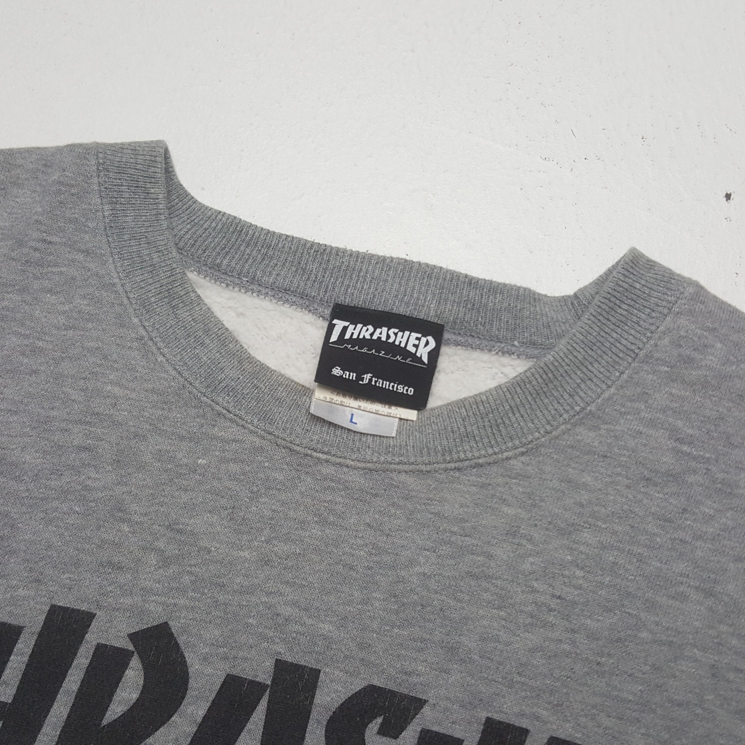Thrasher Vintage Thrasher Skateboards Sweatshirt C320N25 Size US L / EU 52-54 / 3 - 4 Thumbnail