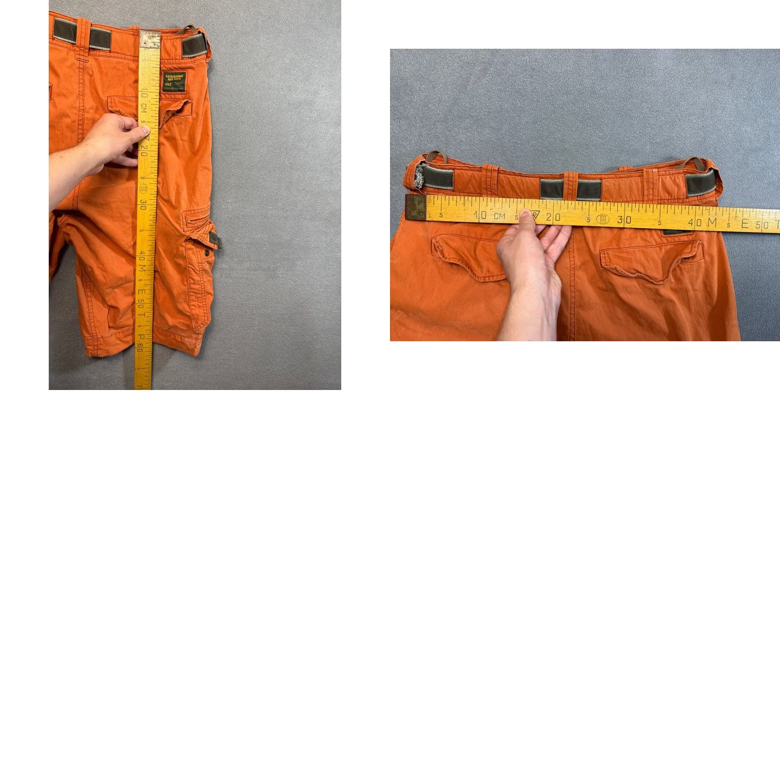 Abercrombie & Fitch abercrombie & fitch Shorts Orange Outdoor Track Hiking mens size 30 Size US 30 / EU 46 - 11 Thumbnail