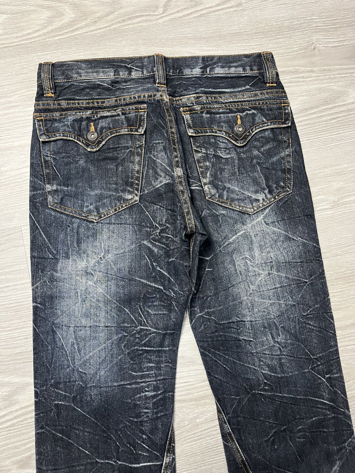 Hysteric Glamour Y2k Nylaus ifsixwasnine Faded Bootcut Denim Pants Size US 32 / EU 48 - 3 Thumbnail