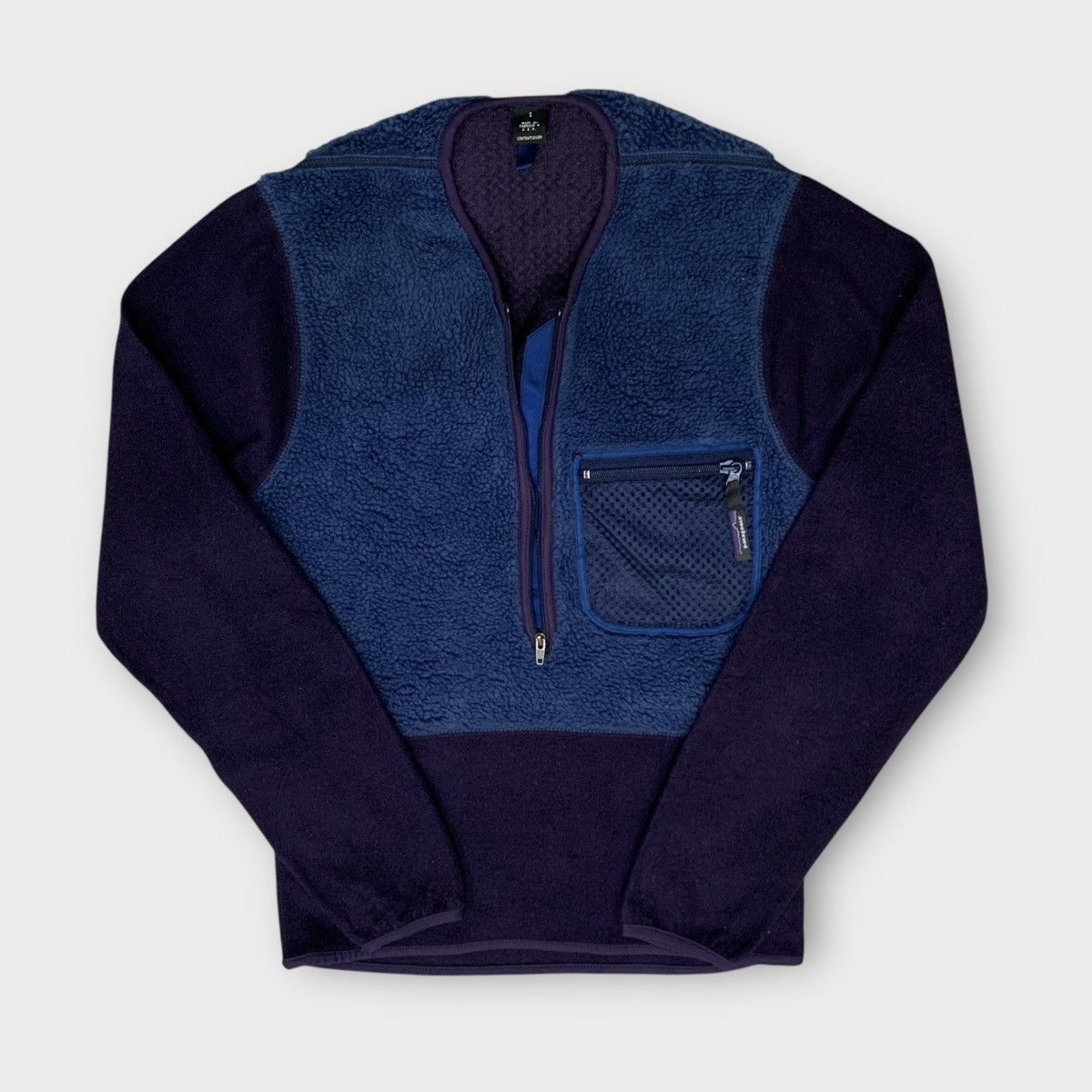 Patagonia RARE! VINTAGE 1997 PATAGONIA AQUA FUR DEEP PILE FLEECE JACKE Size US M / EU 48-50 / 2 - 1 Thumbnail