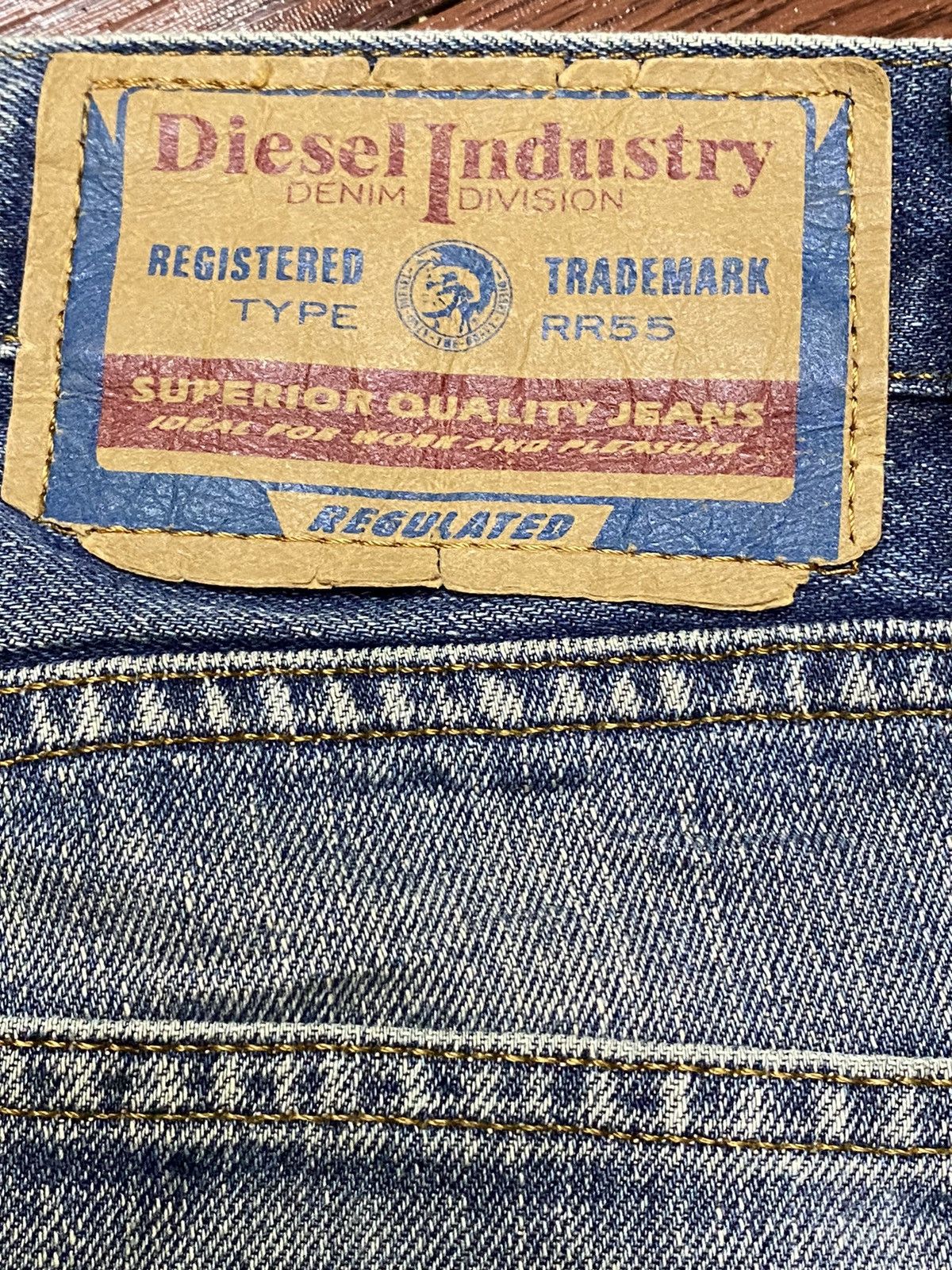 Diesel Black Gold Vintage Diesel Industry Faded Wash Distressed Slim Jeans Size US 30 / EU 46 - 25 Thumbnail