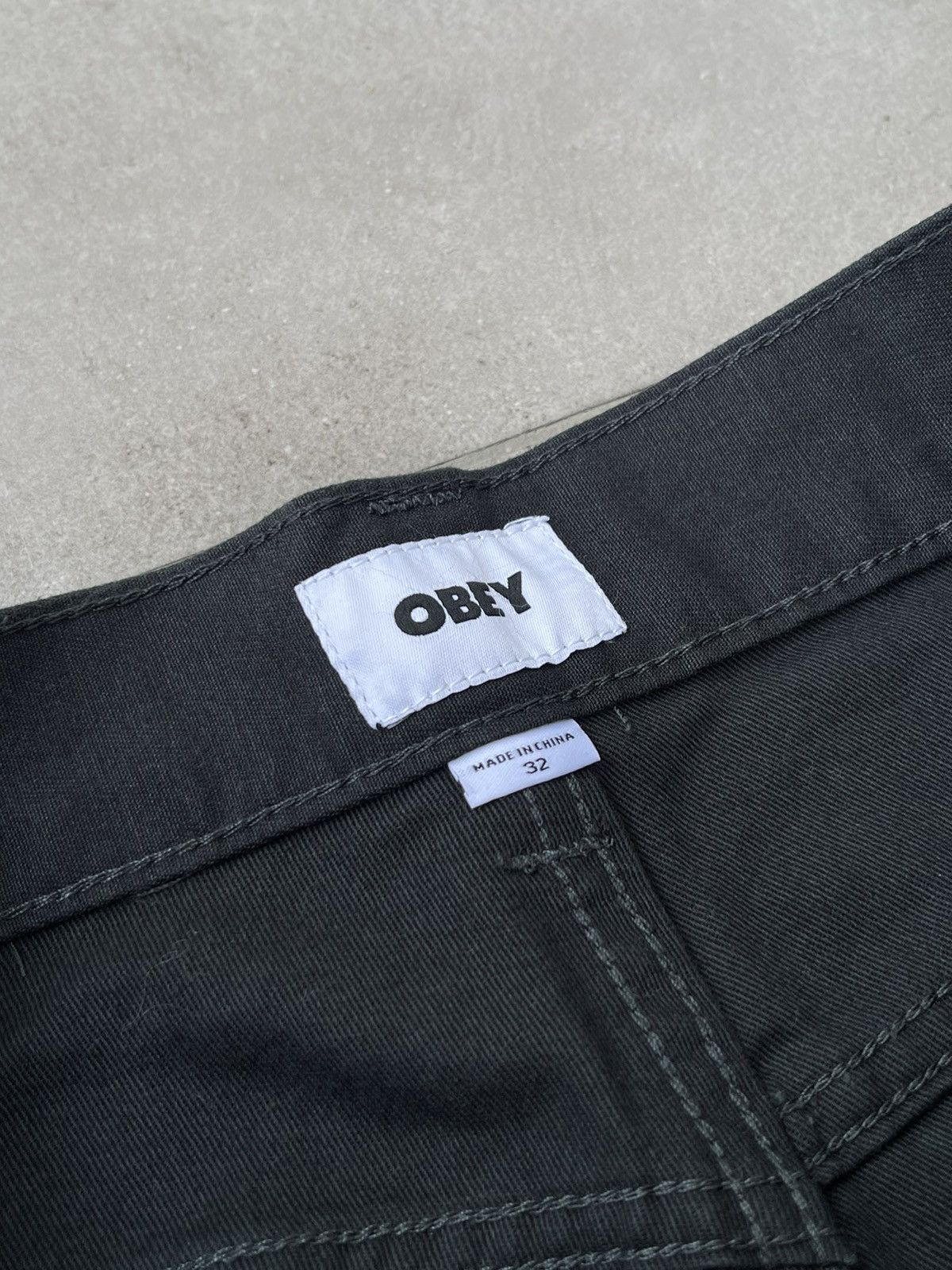 Obey !DS! SS23 Obey Big Timer Twill Printed Carpenter Work Pants Size US 32 / EU 48 - 17 Thumbnail