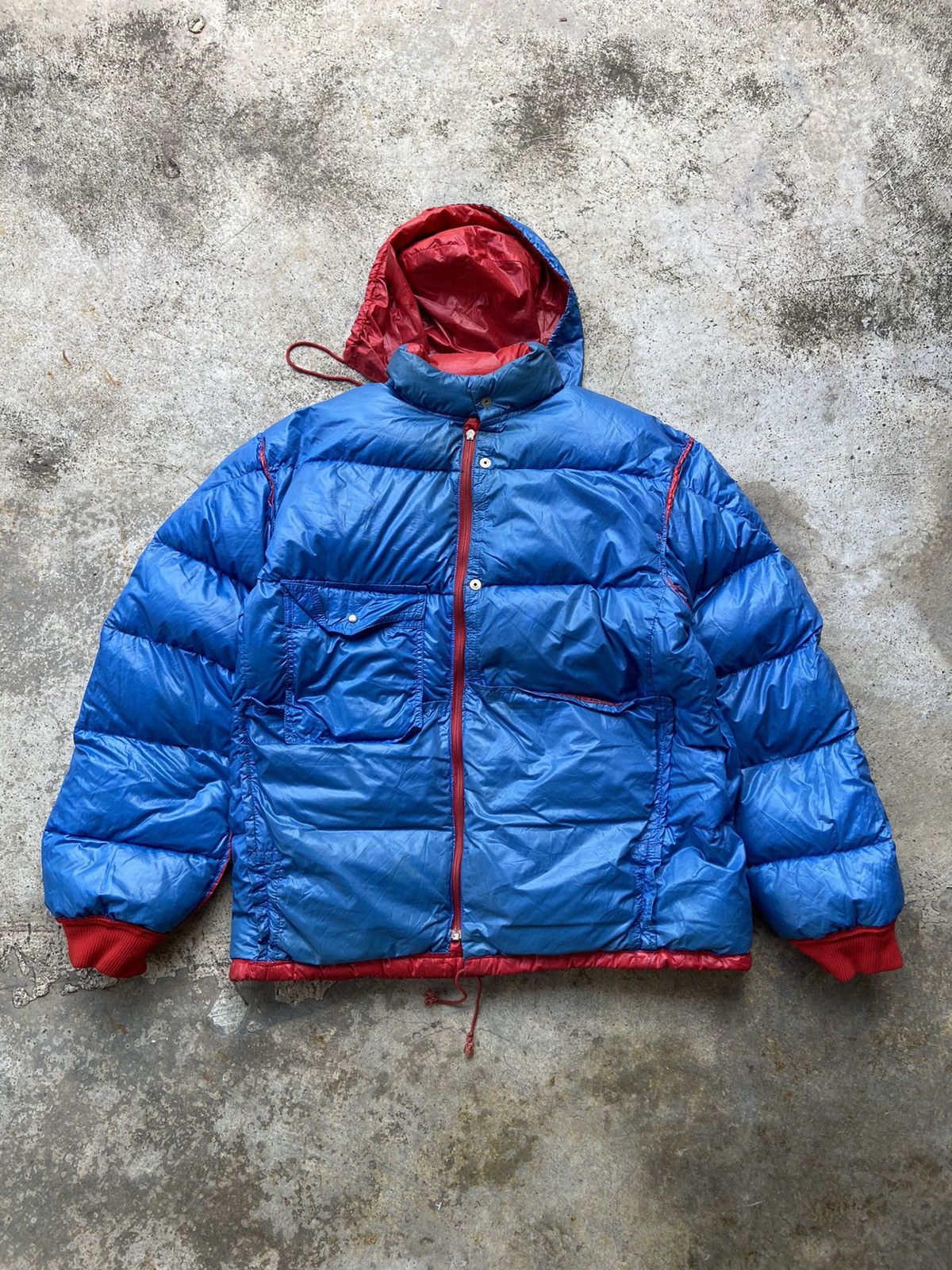 Moncler Vintage 80s Moncler Grenoble Paninaro Puffer Jacket Size US L / EU 52-54 / 3 - 7 Thumbnail