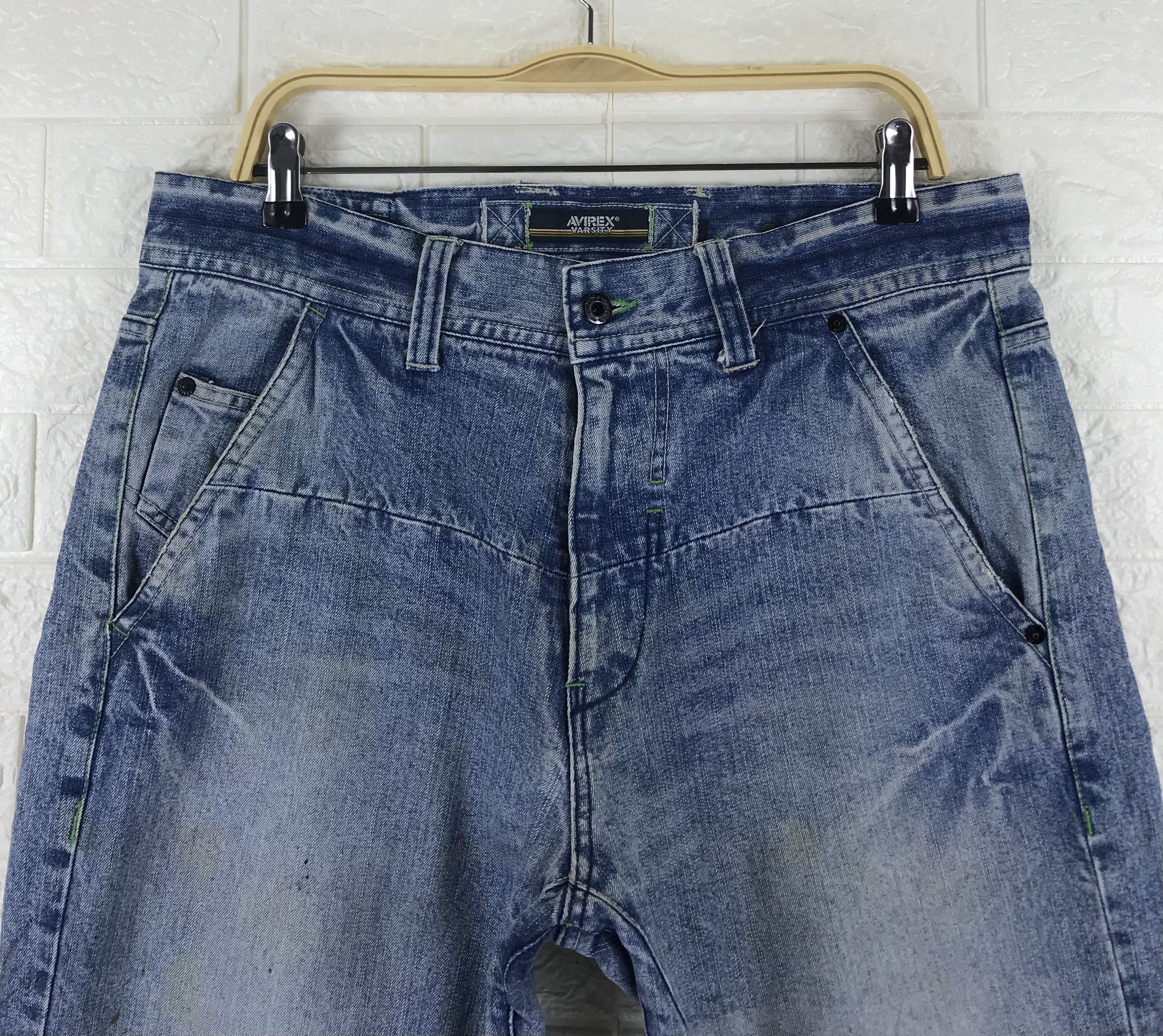 Avirex Vintage Avirex Blue Washed Baggy Jeans Size US 36 / EU 52 - 2 Thumbnail