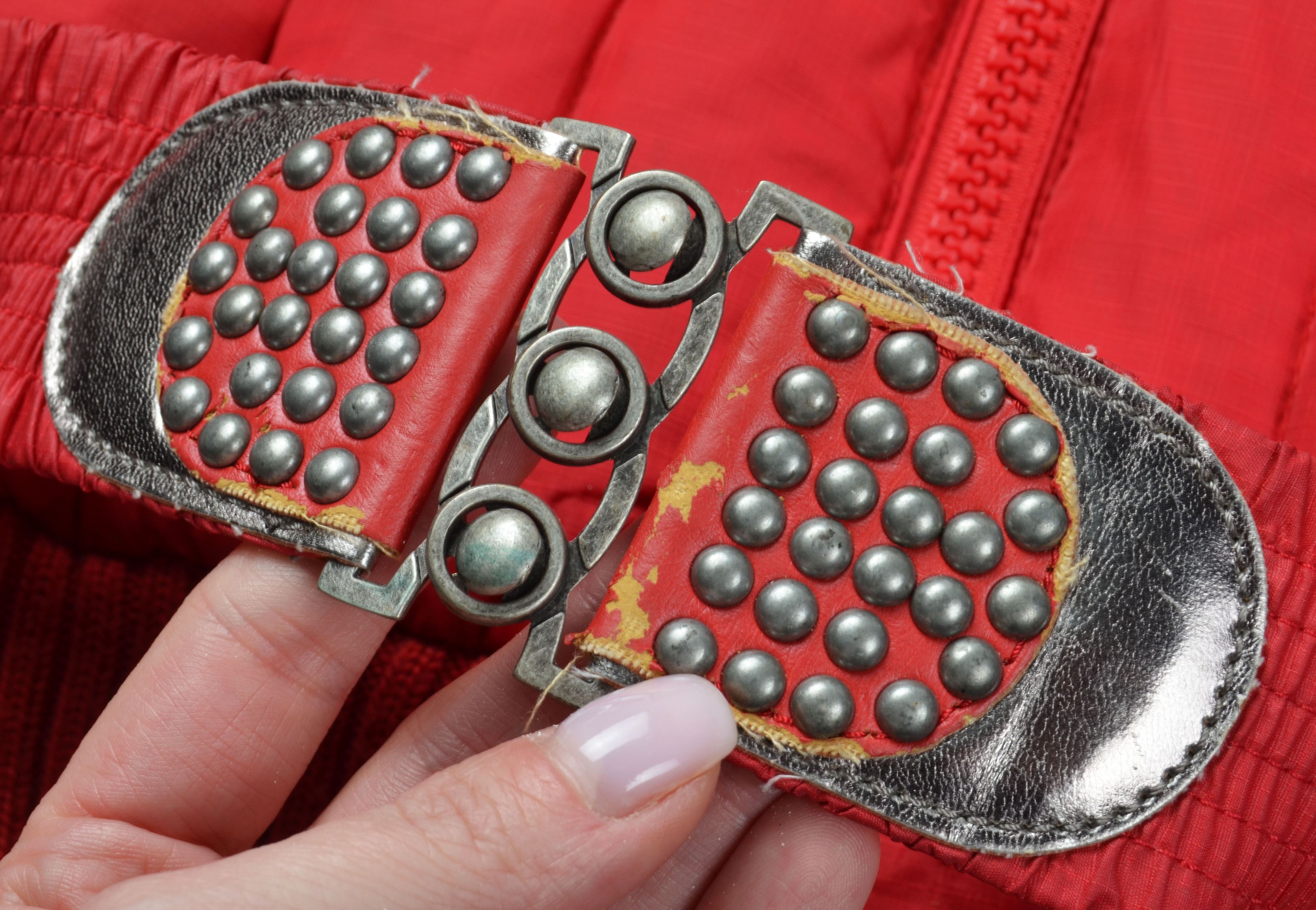 Miss Sixty Vintage Killah by Miss Sixty Y2K Kidcore Red Puffer Jacket Size M / US 6-8 / IT 42-44 - 8 Thumbnail