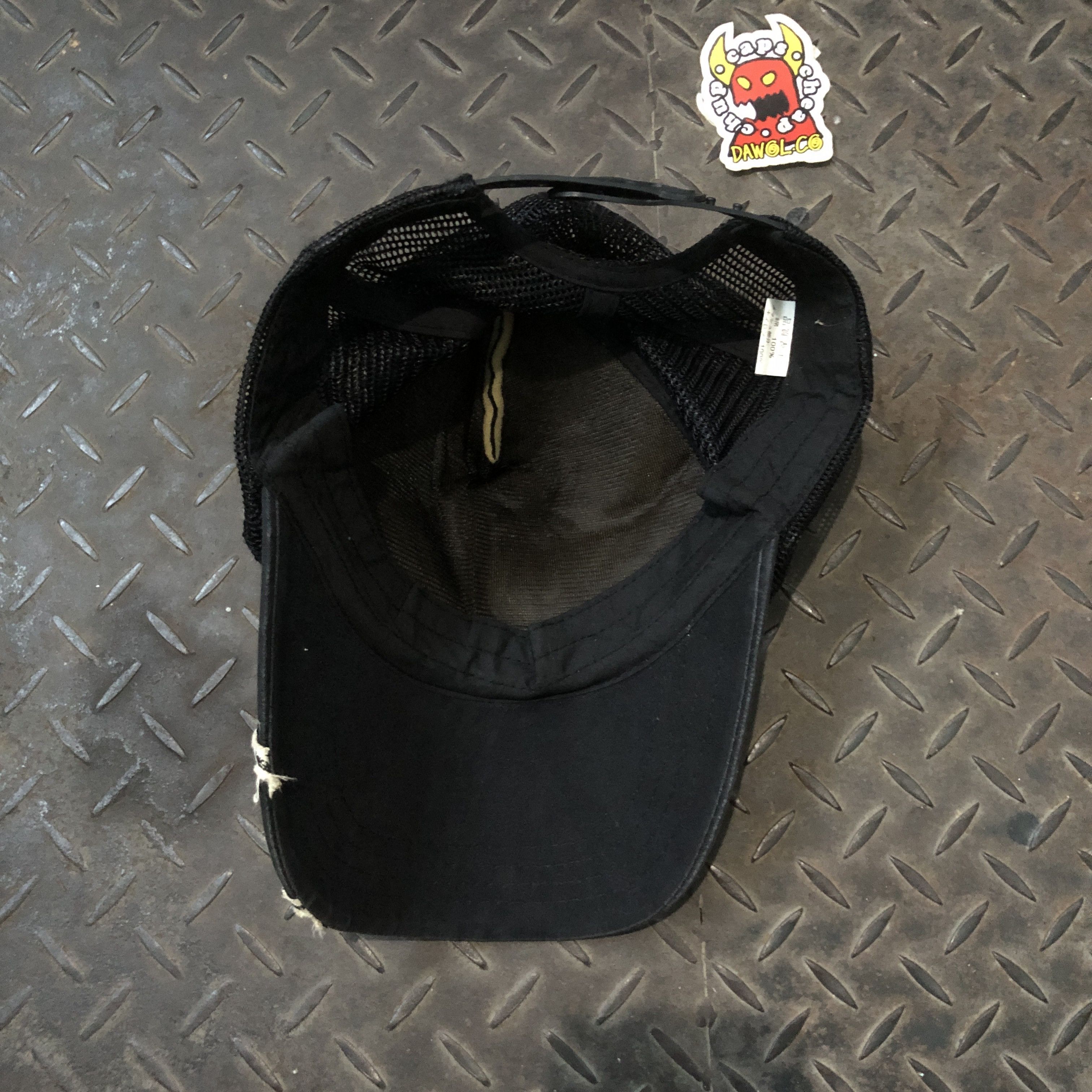 Japanese Brand Vintage Y2K Peace Rock Trucker Hat Japanese Size ONE SIZE - 6 Thumbnail