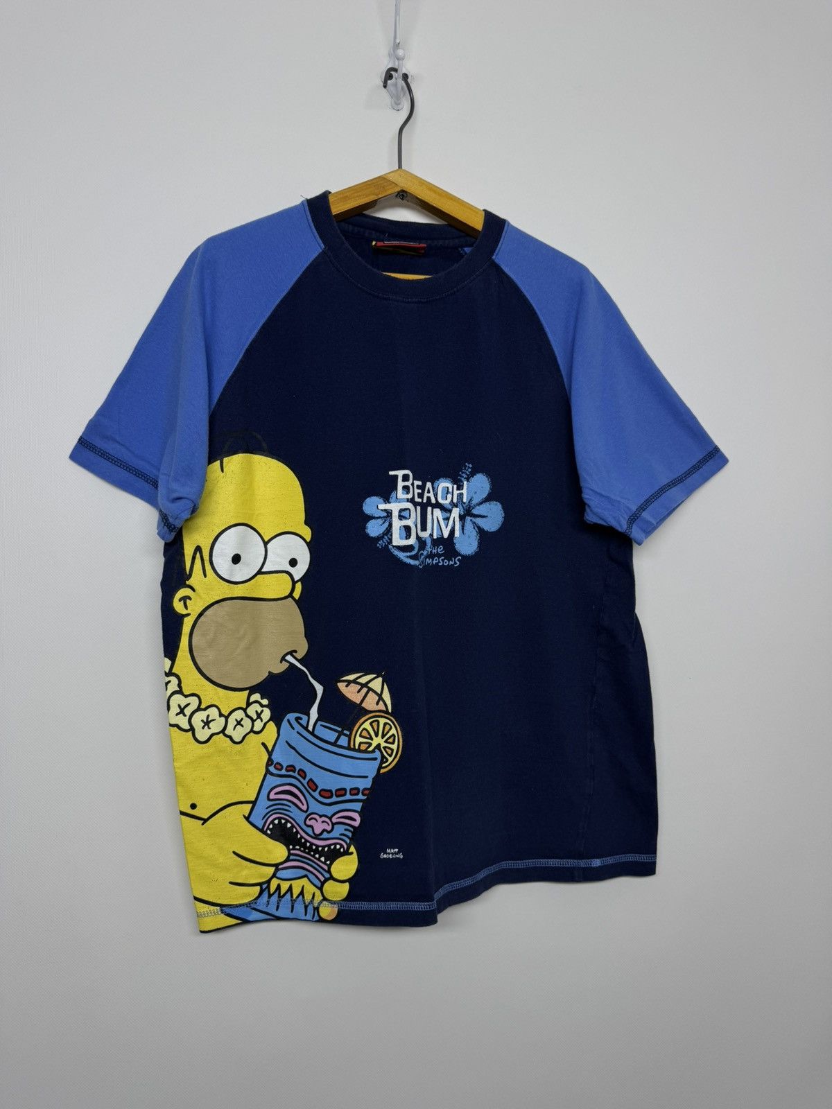 The Simpsons Vintage Y2k The Simpson Homer Big Logo Rate T-Shirt Size US M / EU 48-50 / 2 - 4 Thumbnail