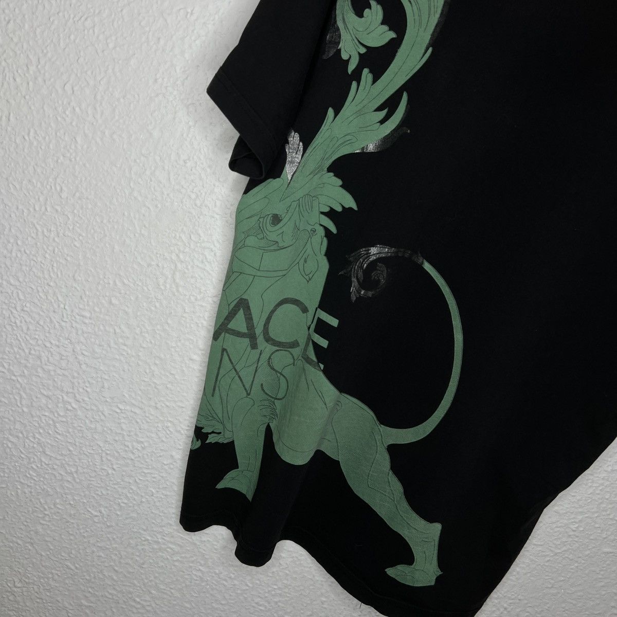 Designer × Versace Versace Tshirt Tee Black Full Print Antique Green Designer Size US L / EU 52-54 / 3 - 5 Thumbnail