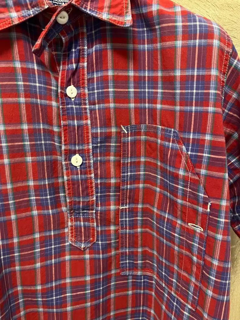 Junya Watanabe JUNYA WATANABE Plaid Pocket Short Sleeve Shirt Size US XS / EU 42 / 0 - 3 Thumbnail