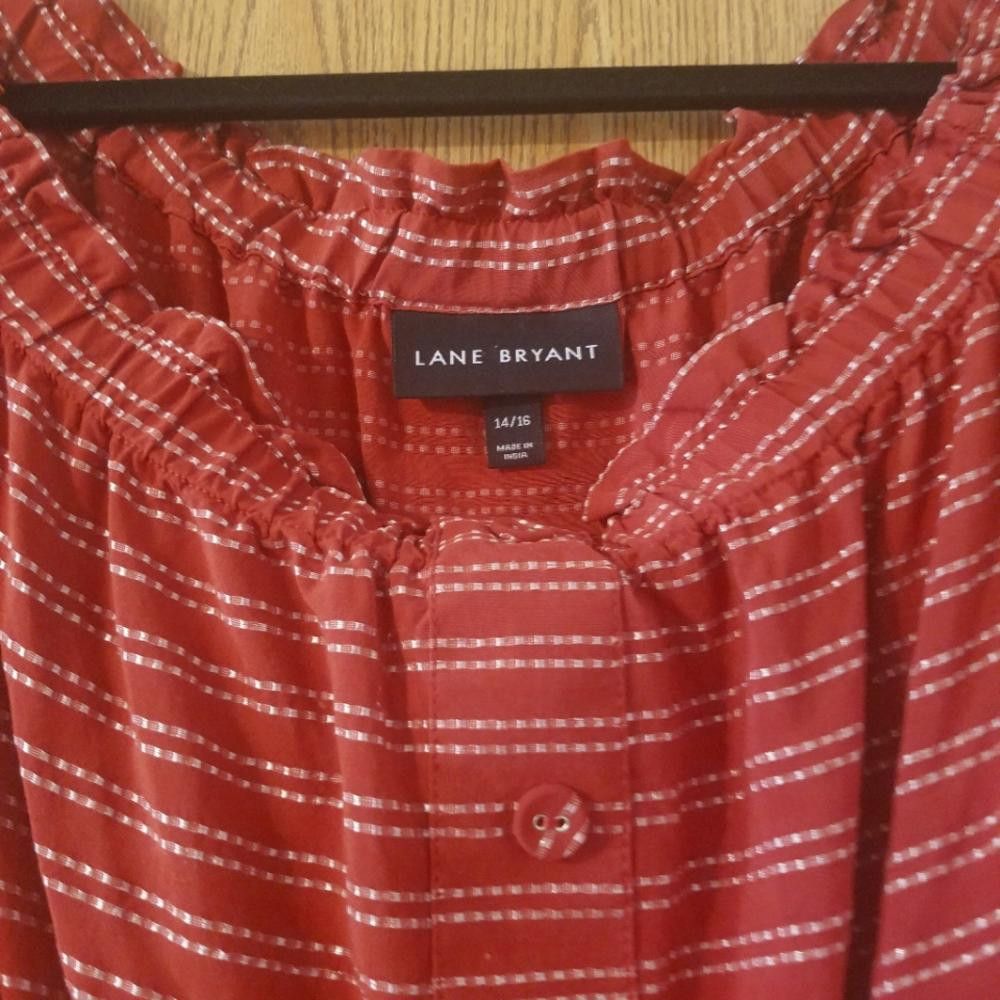 Designer Lane Bryant Blouse Size 14/16 Size XL / US 12-14 / IT 48-50 - 2 Thumbnail