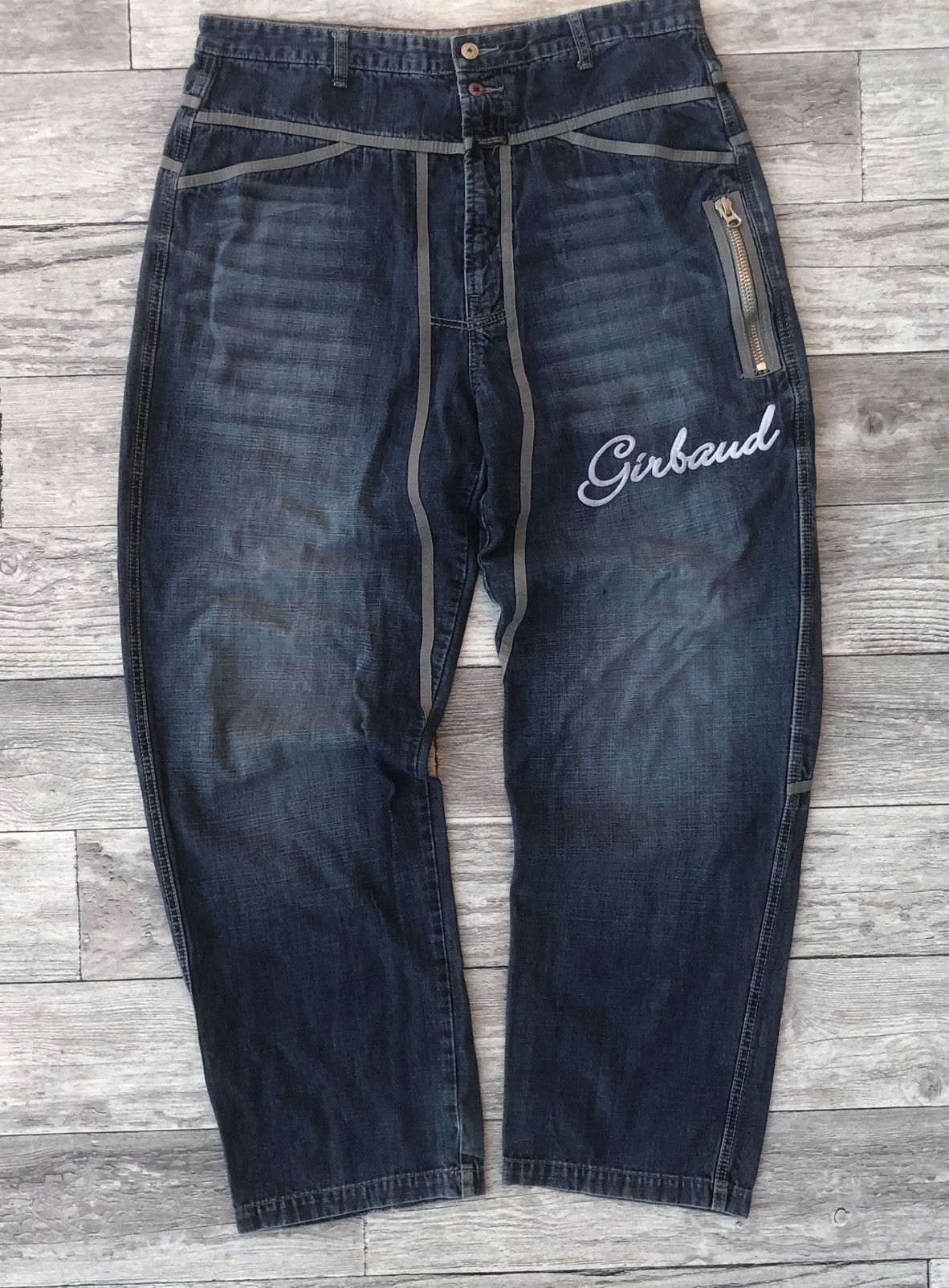 Marithe + Francois Girbaud × Vintage Le Jean Marithe Francois Girbaud BAGGY Jeans Size US 34 / EU 50 - 2 Thumbnail