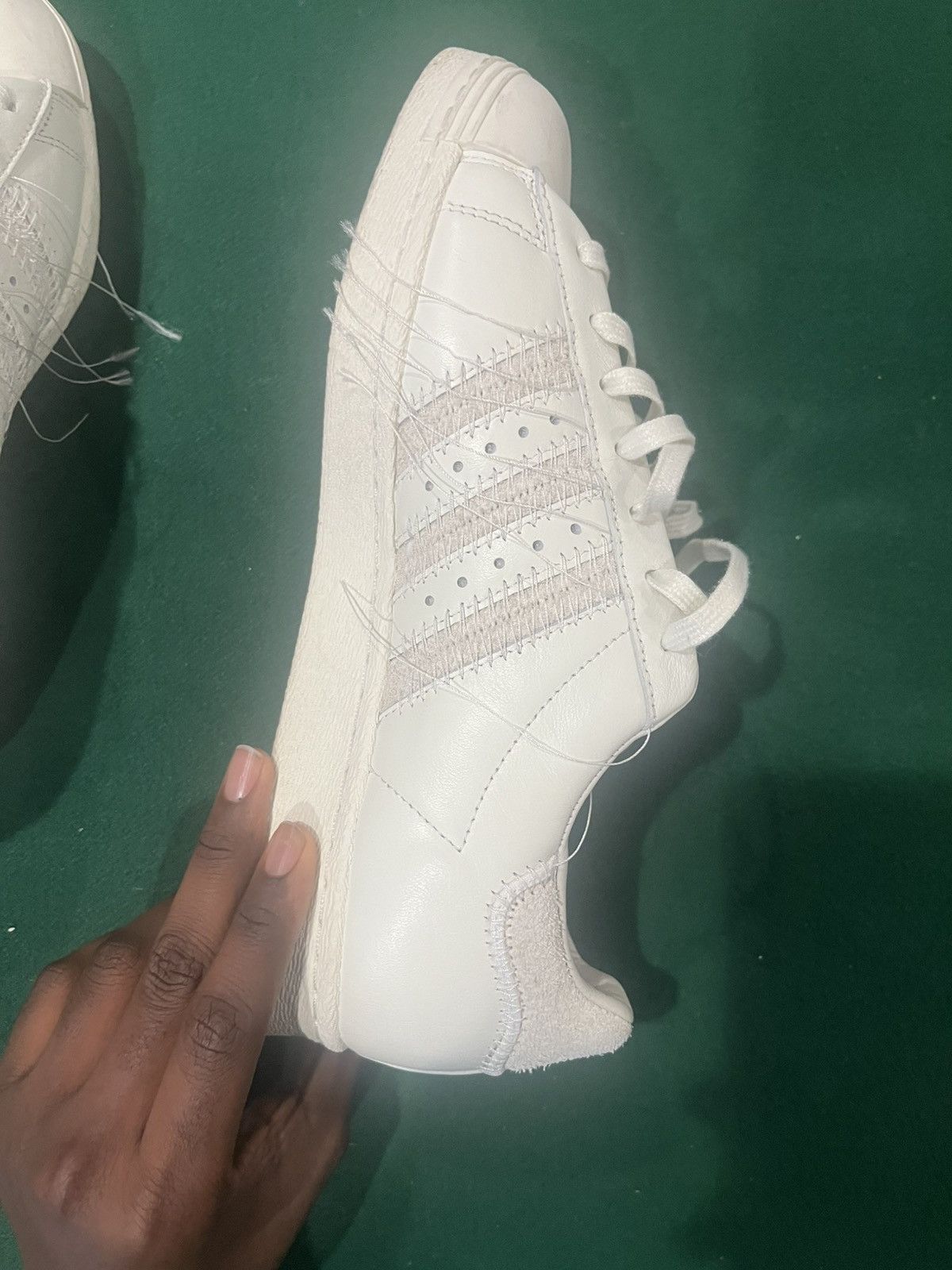 Adidas Y-3 Adidas White Leather Size US 8.5 / EU 41-42 - 2 Thumbnail