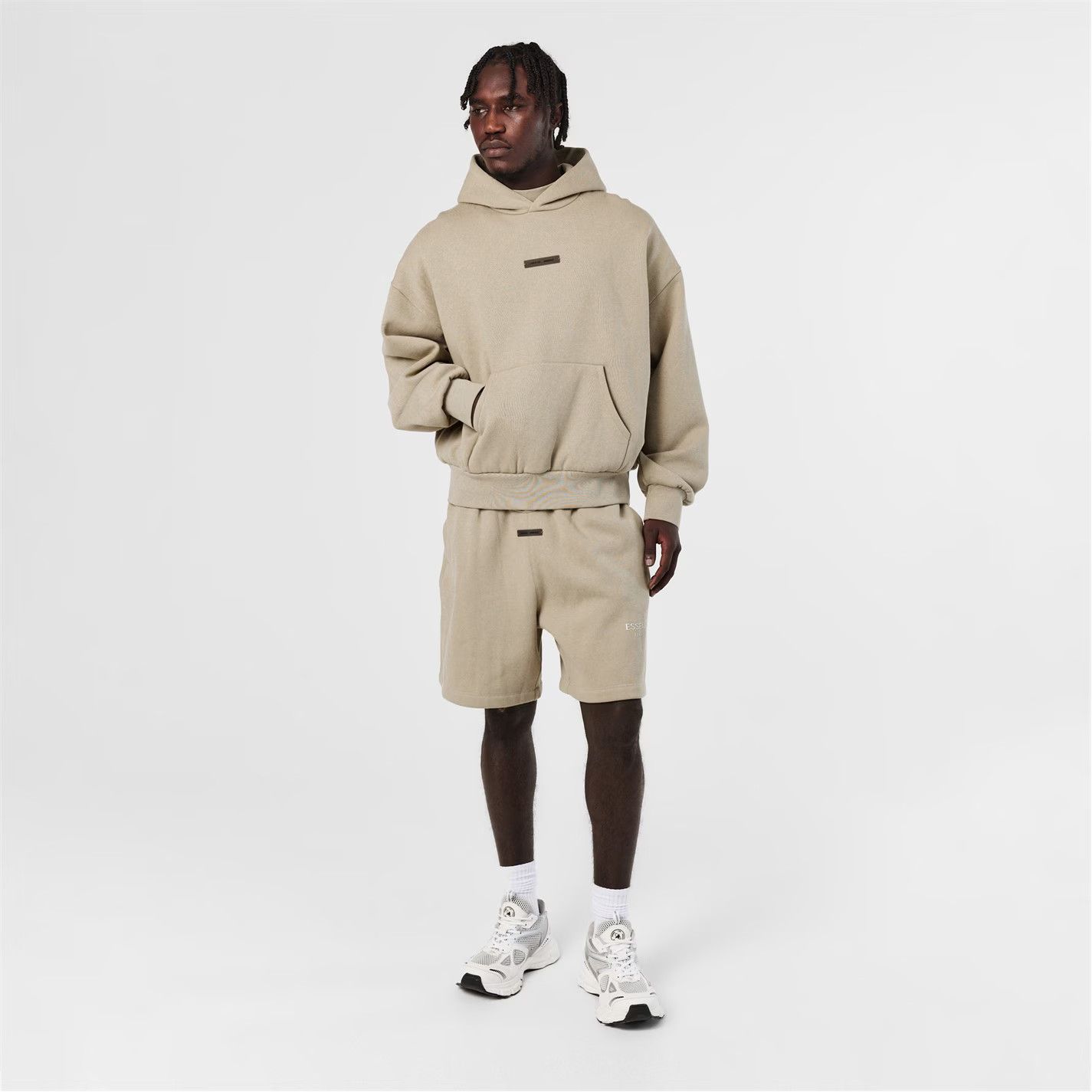 Fear of God o1g2r1mq0426 Overhead Hoodie in Beige Size US XXS / EU 40 - 5 Thumbnail