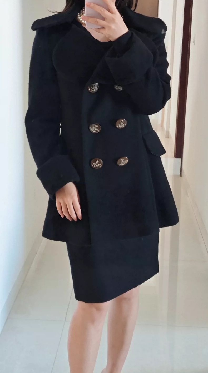 Vivienne Westwood Vivienne Westwood Love leads to a woolen coat Size S / US 4 / IT 40 - 9 Thumbnail