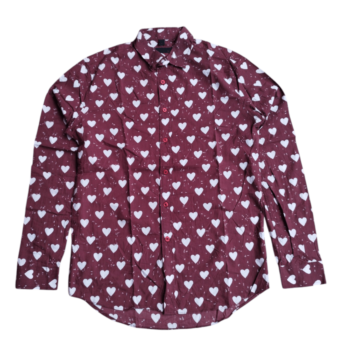 Burberry prorsum heart print shirt