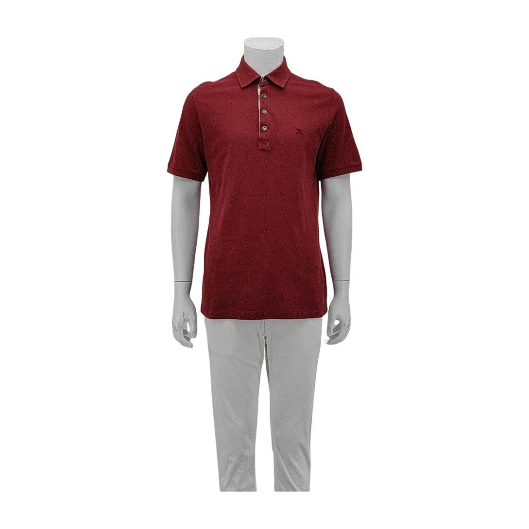 Burberry Burberry Brit Red Cotton Polo Shirt L Size US L / EU 52-54 / 3 - 1 Thumbnail