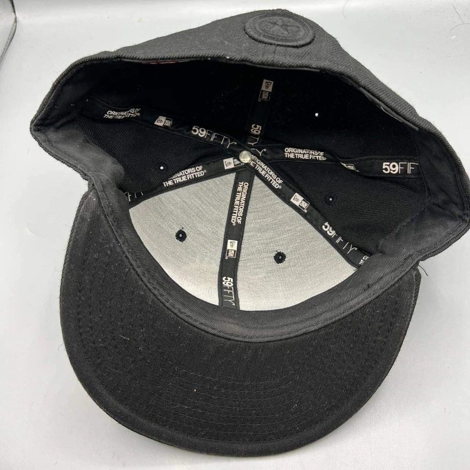 New Era Captain America Marvel Hat Men 8 59Fifty New Era Fitted Cap Size ONE SIZE - 2 Thumbnail