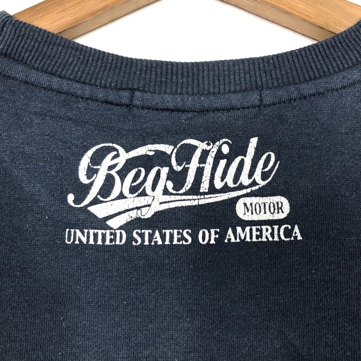 Japanese Brand 📌Beg Hide Motor United State of America Sweatshirt Punk Size US M / EU 48-50 / 2 - 14 Thumbnail