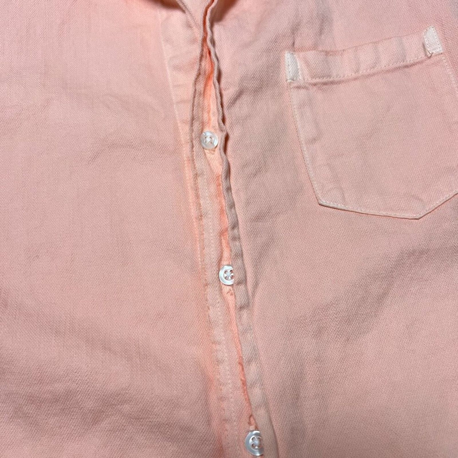 Frank & Eileen Frank & Eileen Mary Denim Shirtdress XXS Peach Pink Size XXS / US 00 / IT 34 - 10 Thumbnail
