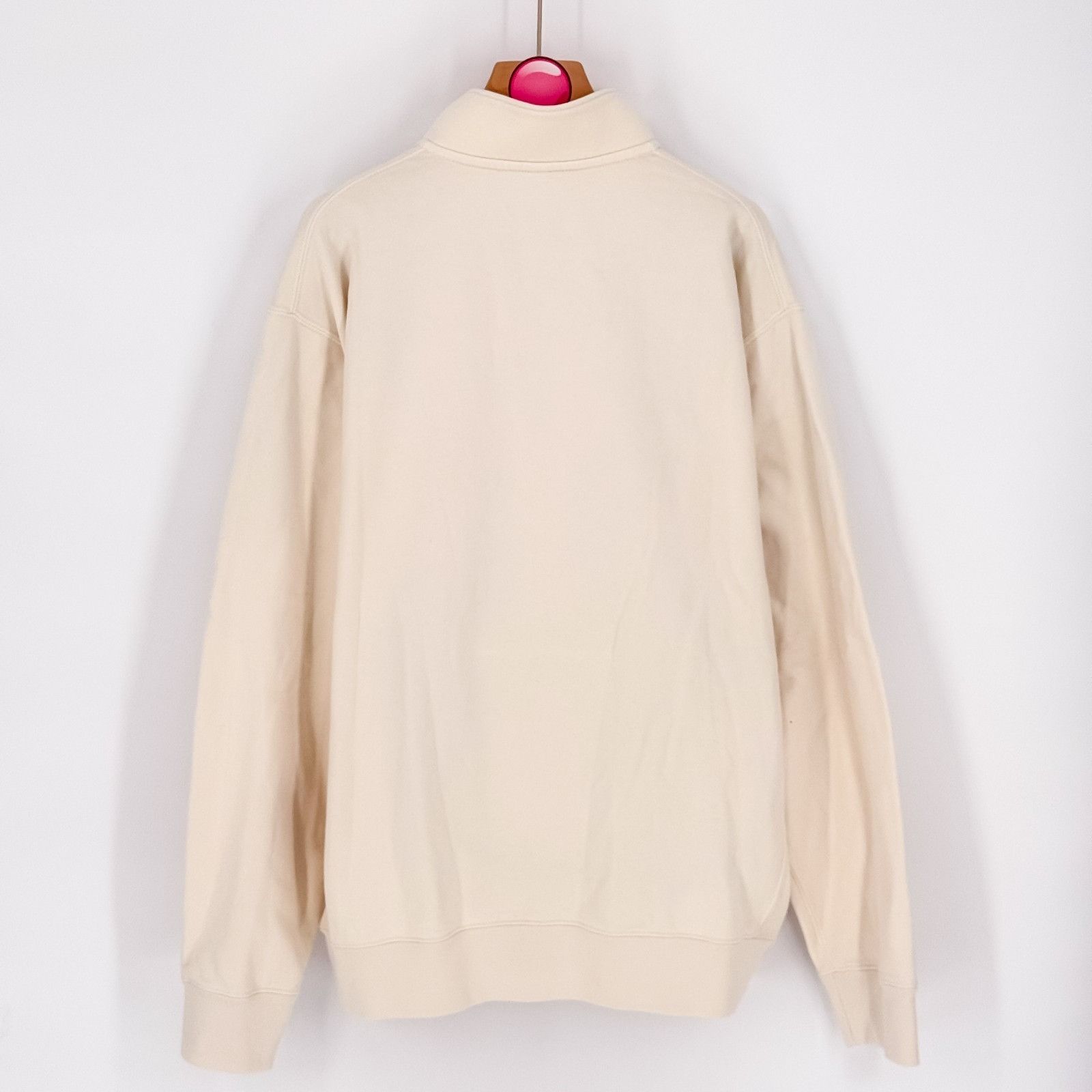 Uniqlo Uniqlo Off-White Half Zip Pullover Sweatshirt Men's Size Lar Size US L / EU 52-54 / 3 - 2 Thumbnail