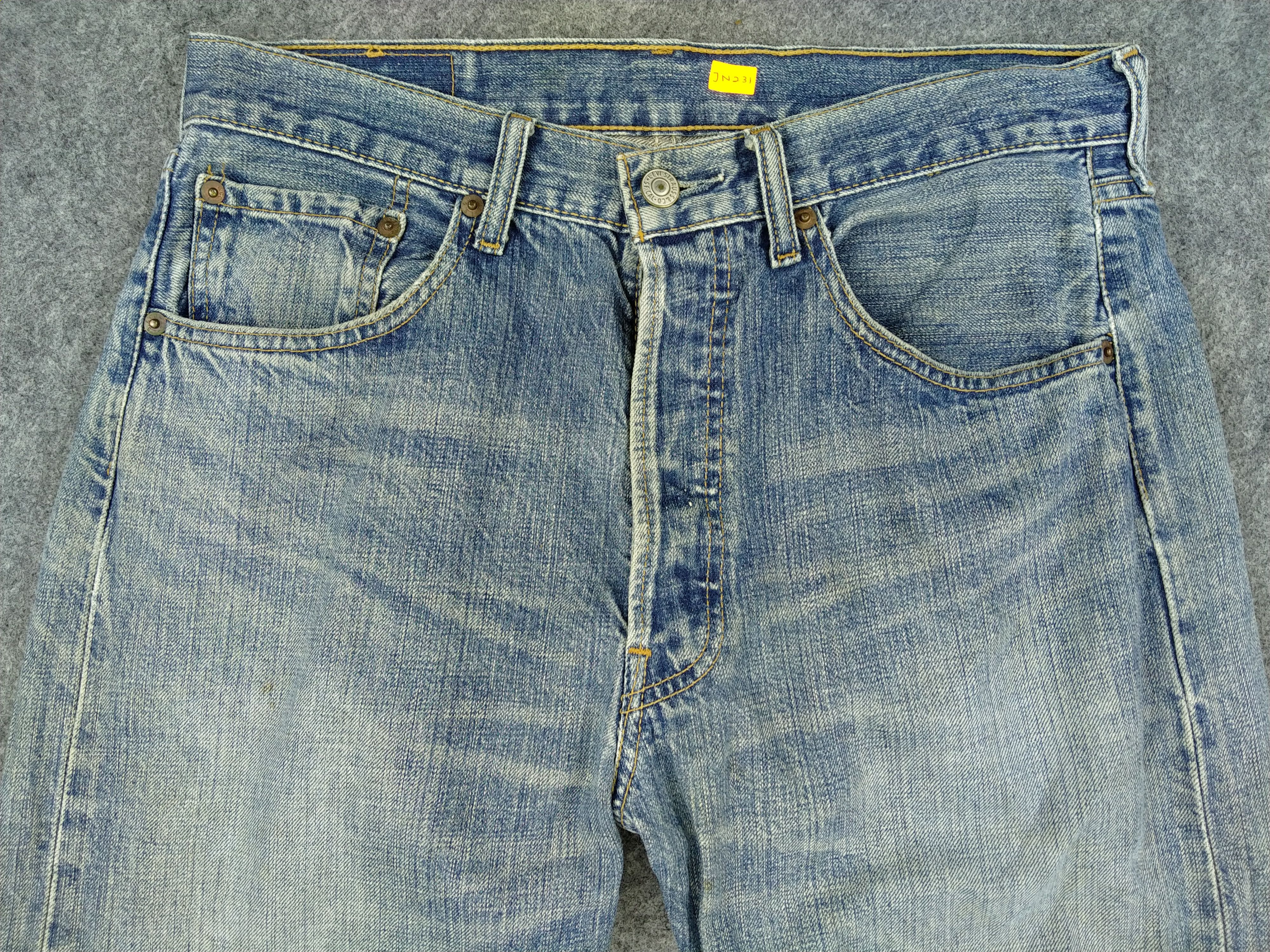 Levi's 90s Vintage Levi's 501 Distressed 31 x 28.5 Denim-JN231 Size US 31 - 3 Thumbnail