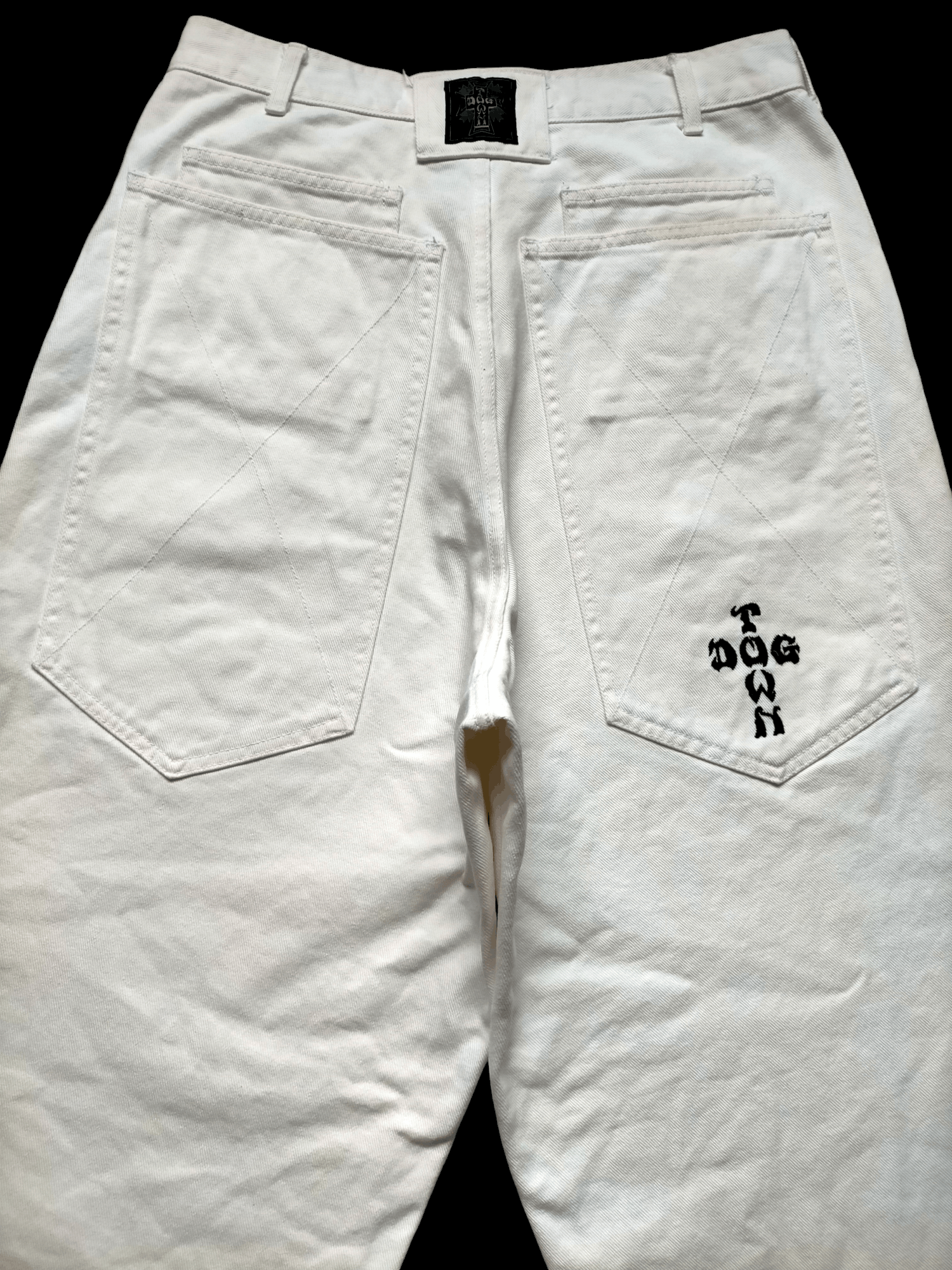 Dogtown Dog Town Embroidered Dragon Baggy Jeans Hip Hop style Size US 31 - 11 Thumbnail