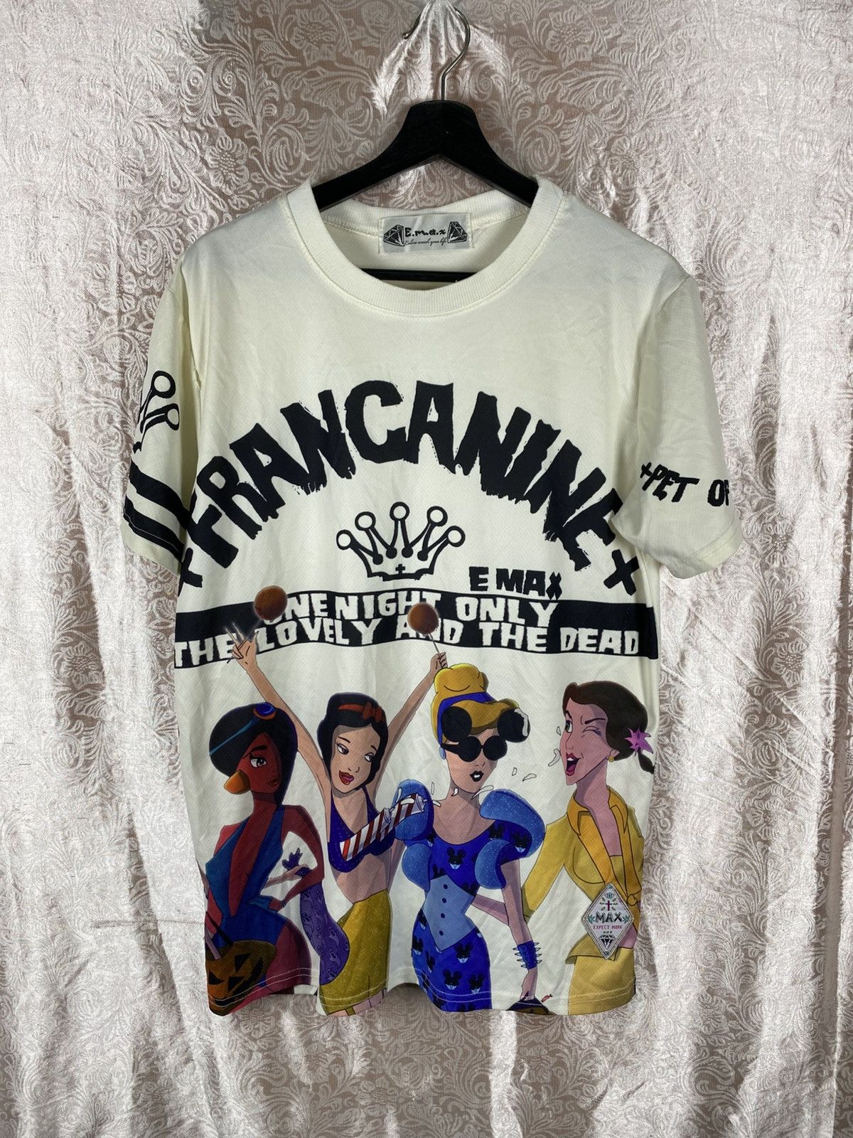 Vintage Vintage Y2K Cartoon Graphic Tee TRANCANINE E.MAX All Over Size US M / EU 48-50 / 2 - 3 Thumbnail