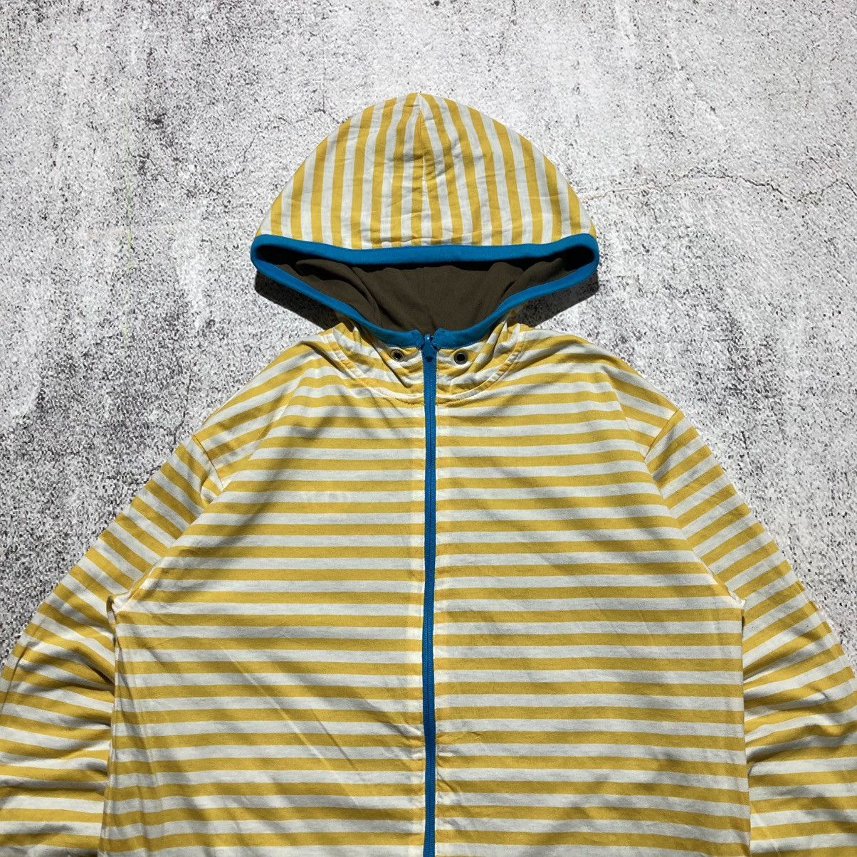 Japanese Brand 2000s Baby Doll Reversible Ziphoodie Brown/Striped Lgb Size US M / EU 48-50 / 2 - 17 Thumbnail