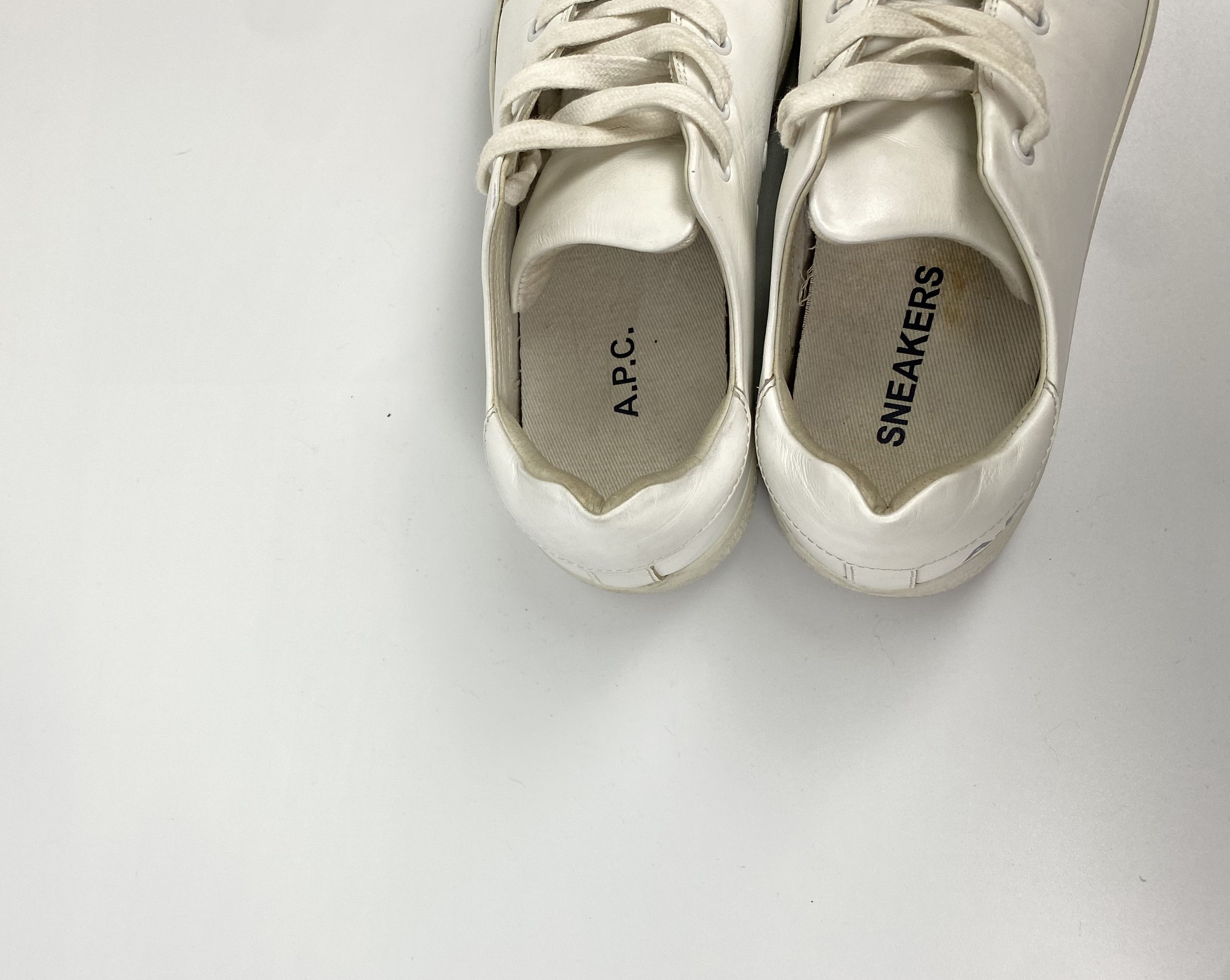 A.P.C. A.P.C. Leather White Sneaker Size US 7 / EU 40 - 11 Thumbnail