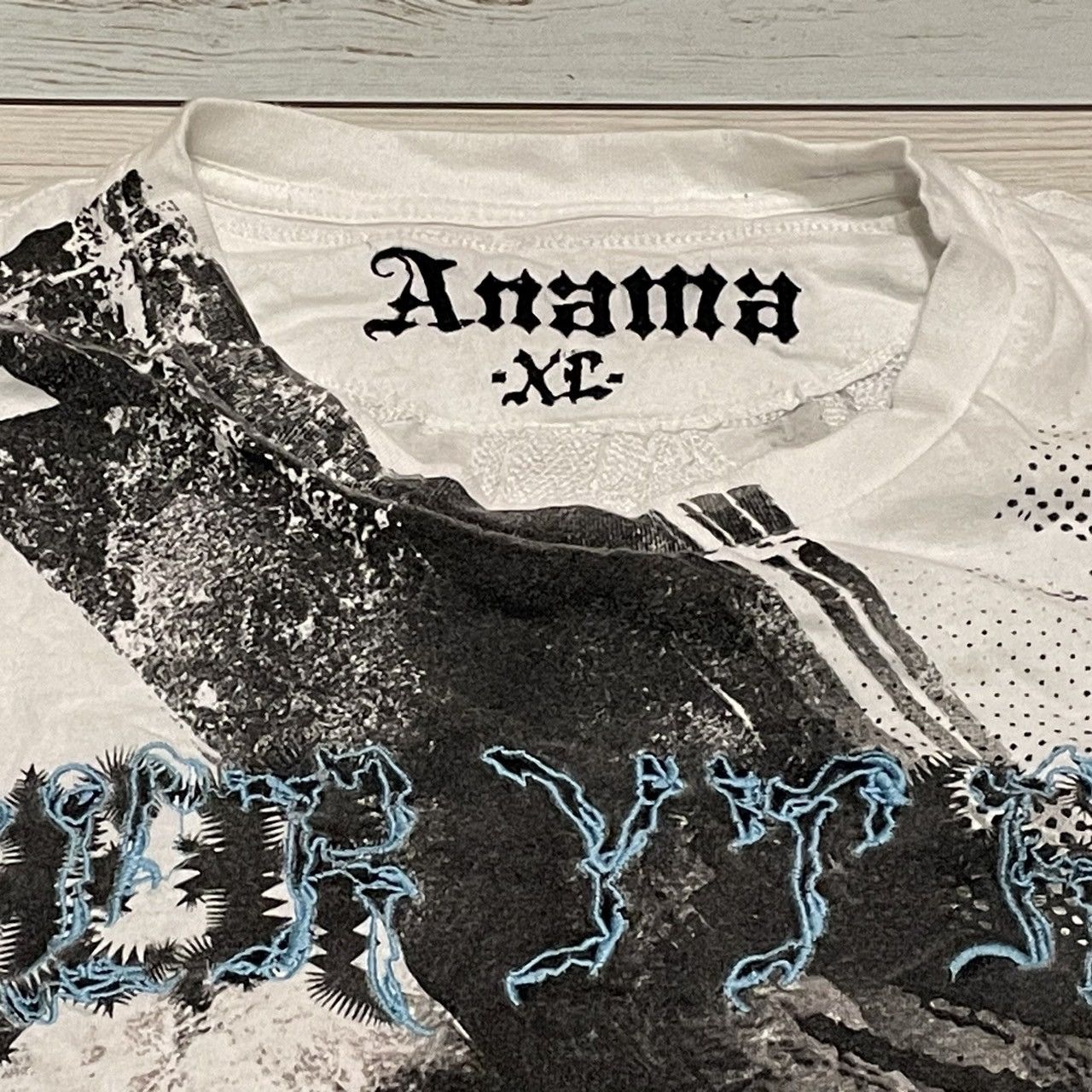 Affliction × Ed Hardy × Tapout Rare Wings Cross Tee Y2K Affliction Style Size US XL / EU 56 / 4 - 5 Thumbnail