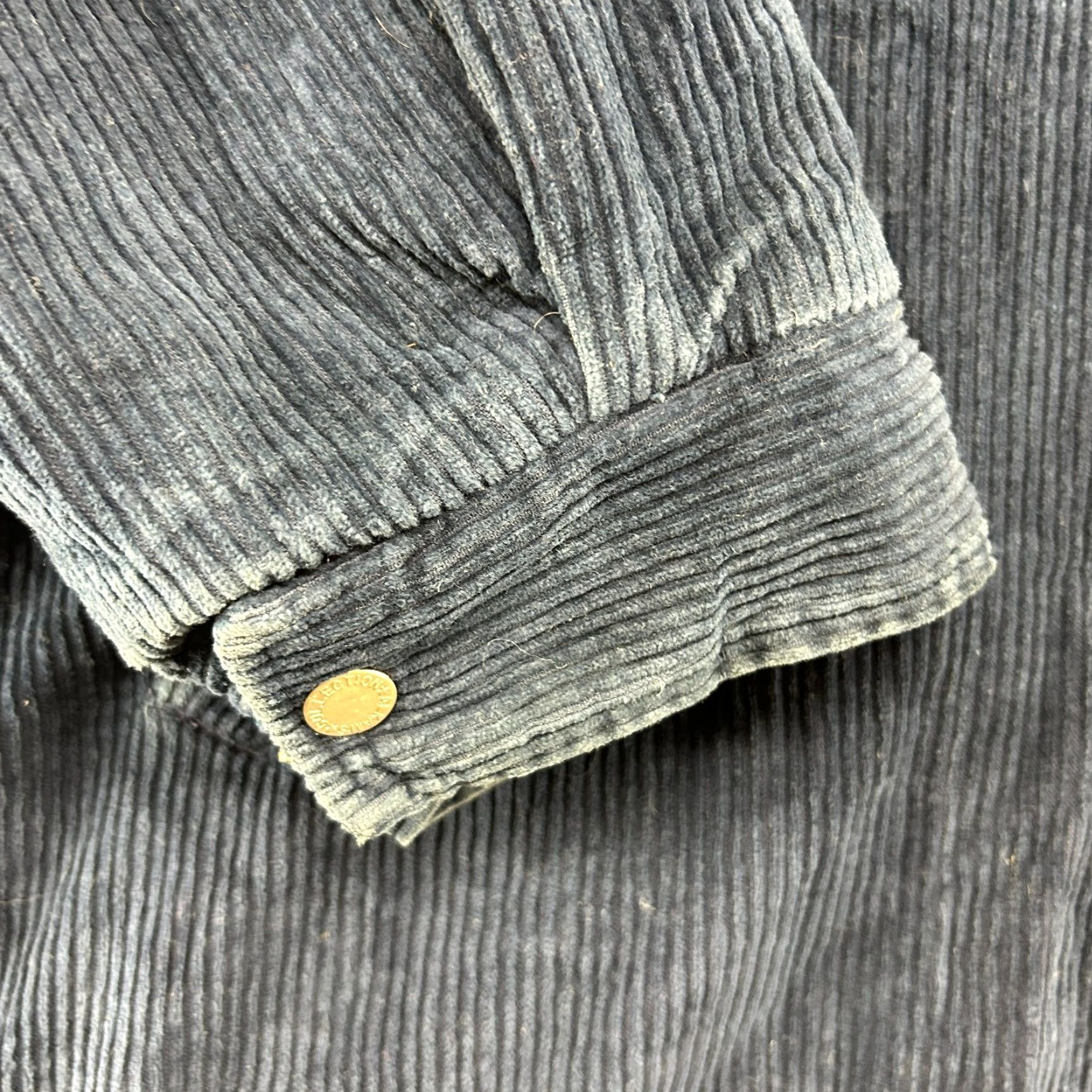 Vintage VINTAGE Alkams Collection Corduroy Jacket Mens XL Blue 90s Western Workwear Simple Solid Cotton Lined Mid-Length Chest 58 Size US XL / EU 56 / 4 - 5 Thumbnail