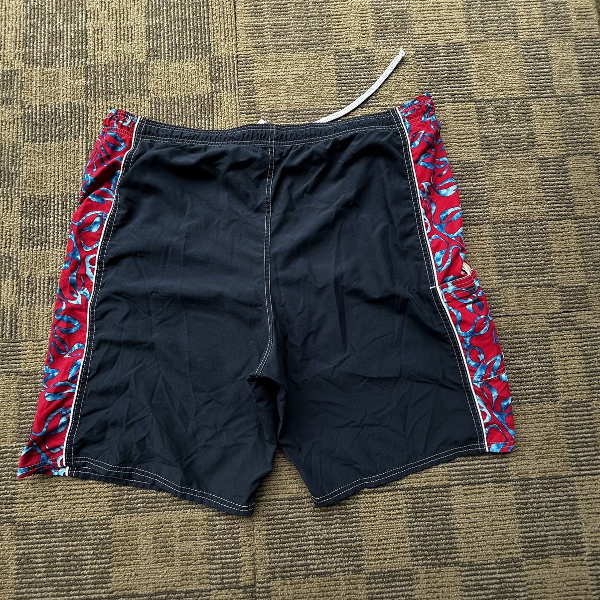 Ocean Pacific Vtg 90’s OP Ocean Pacific Red/ Blue Surf Swim Board Shorts Size US 38 / EU 54 - 8 Thumbnail