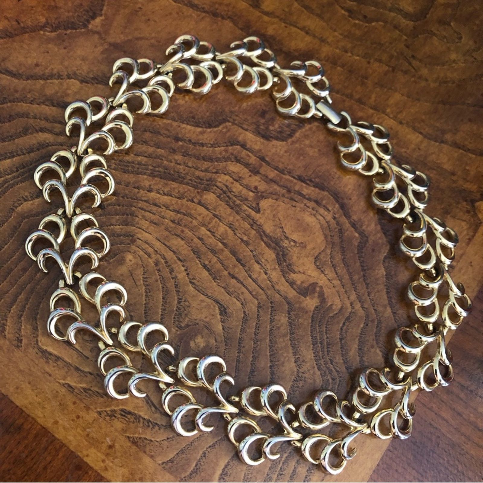 Vintage Vintage filigree link discs choker necklace Size ONE SIZE - 10 Thumbnail