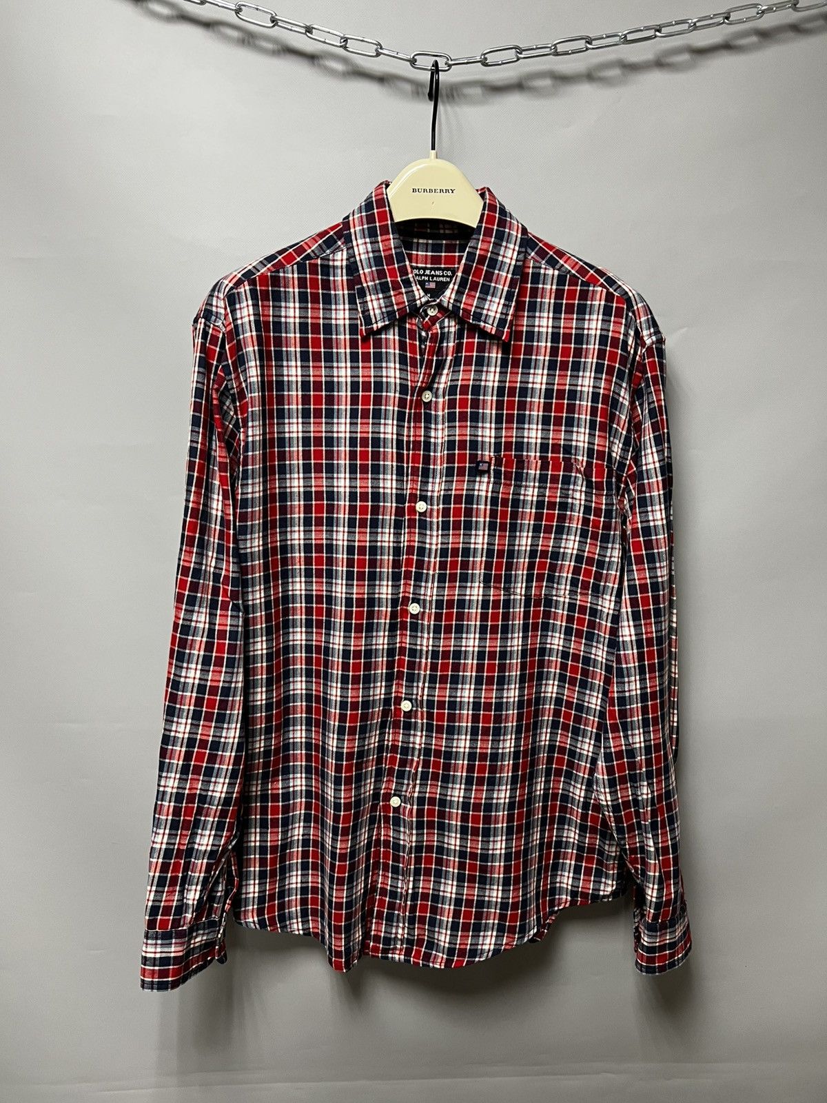 Ralph Lauren Ralph Lauren Polo Jeans Co. Vintage Plaid Flannel Shirt y2k Size US M / EU 48-50 / 2 - 1 Thumbnail