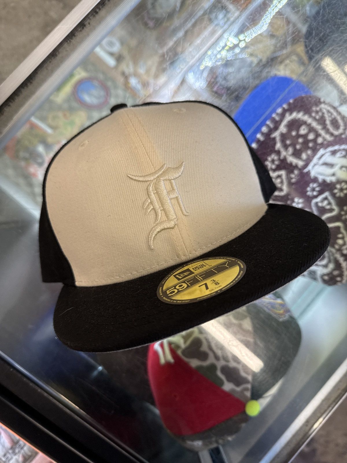 Fear of God Fear Of God New Era Fitted Wool Black Hat 7 3/8 Size ONE SIZE - 5 Thumbnail