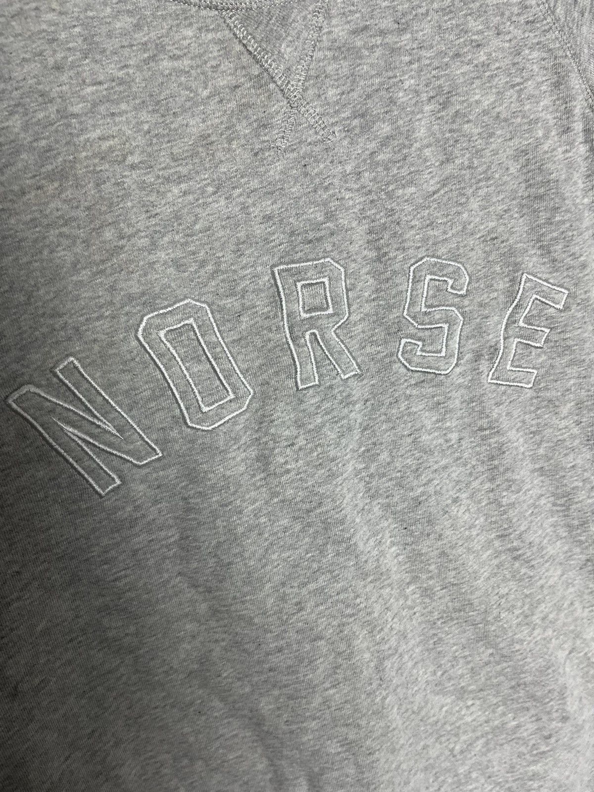Norse projects crewneck logo sweatshirt