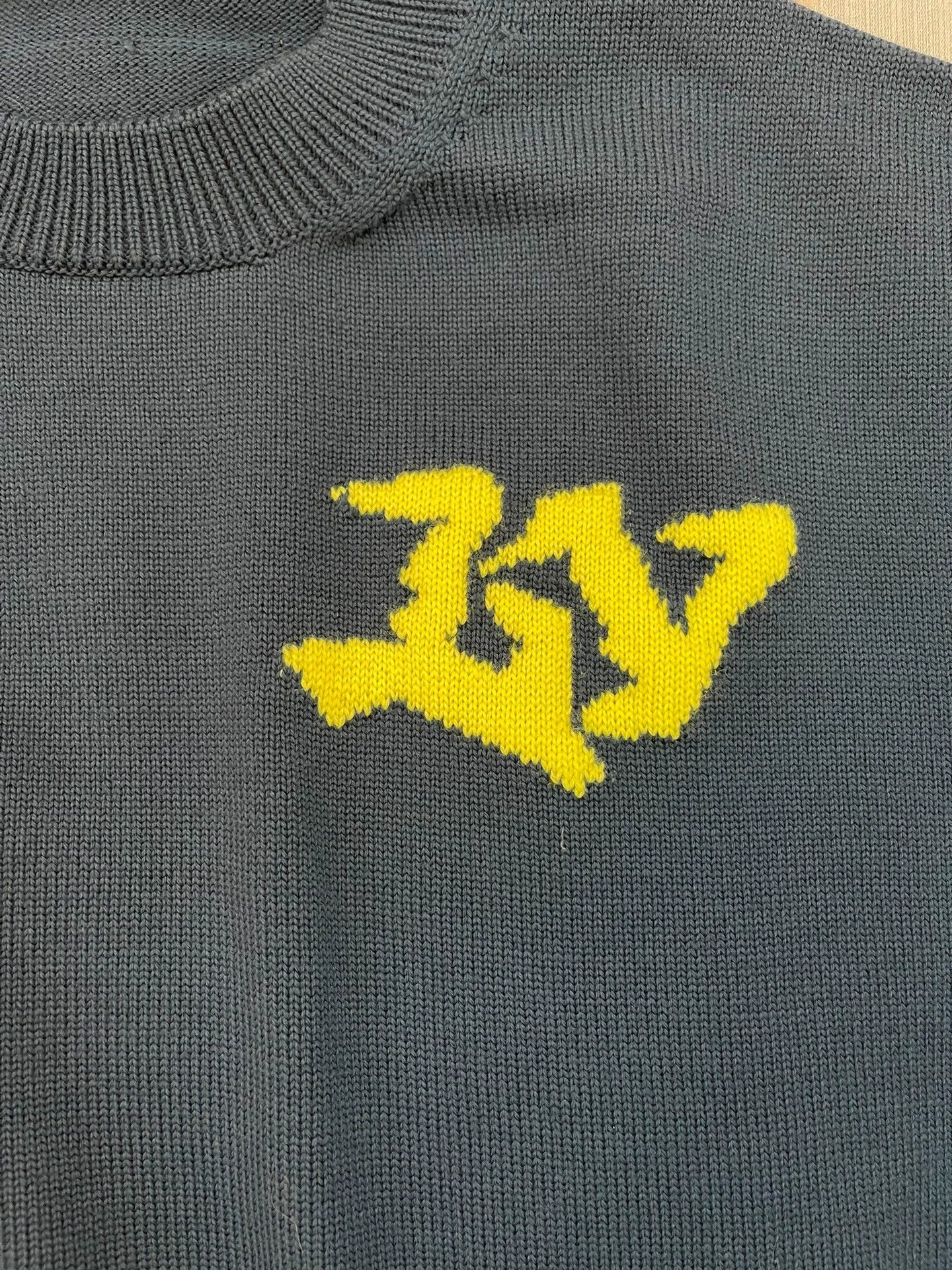 Louis Vuitton LV Knit Logo Wool Sweater Size L Size US L / EU 52-54 / 3 - 2 Thumbnail