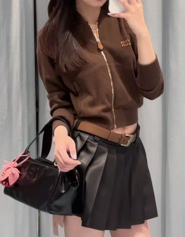 Miu Miu Miu Miu Brown Cashmere Knit Cardi Size 42 98 New Size M / US 6-8 / IT 42-44 - 8 Thumbnail