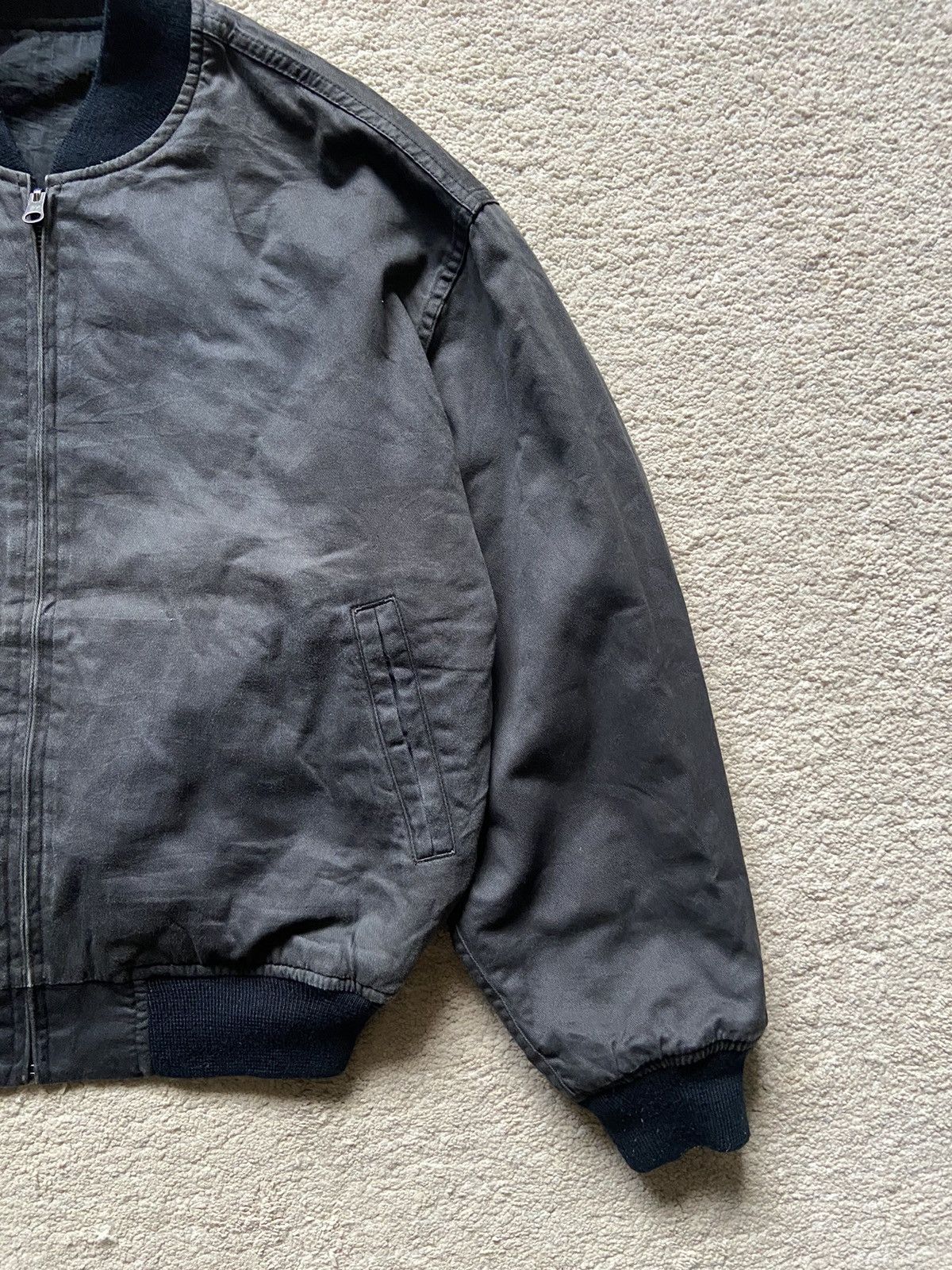 Atelier New Regime × Vintage Vintage A/W 80-90’s Atelier Sab Reversible Bomber Jacket Size US L / EU 52-54 / 3 - 8 Thumbnail