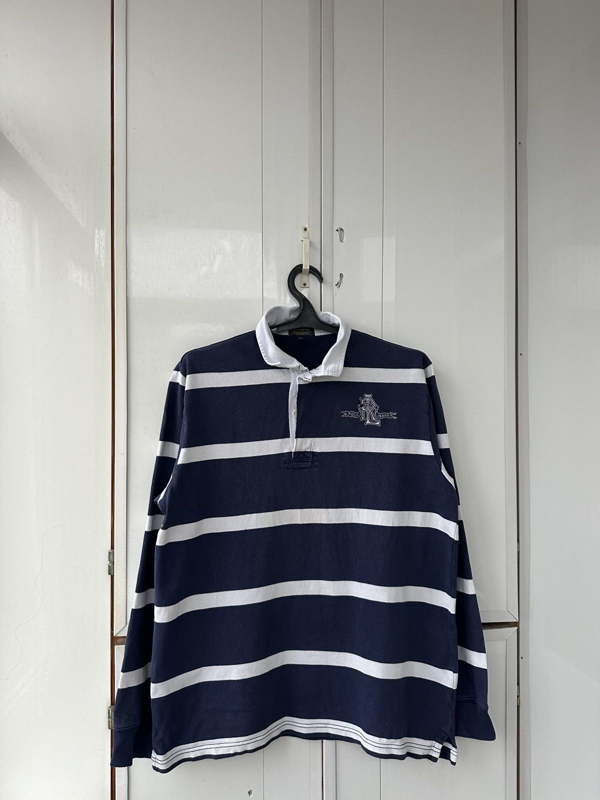 Polo Ralph Lauren Vintage Polo Ralph Lauren Rugby Sweatshirt “R” Logo Size US XL / EU 56 / 4 - 1 Thumbnail