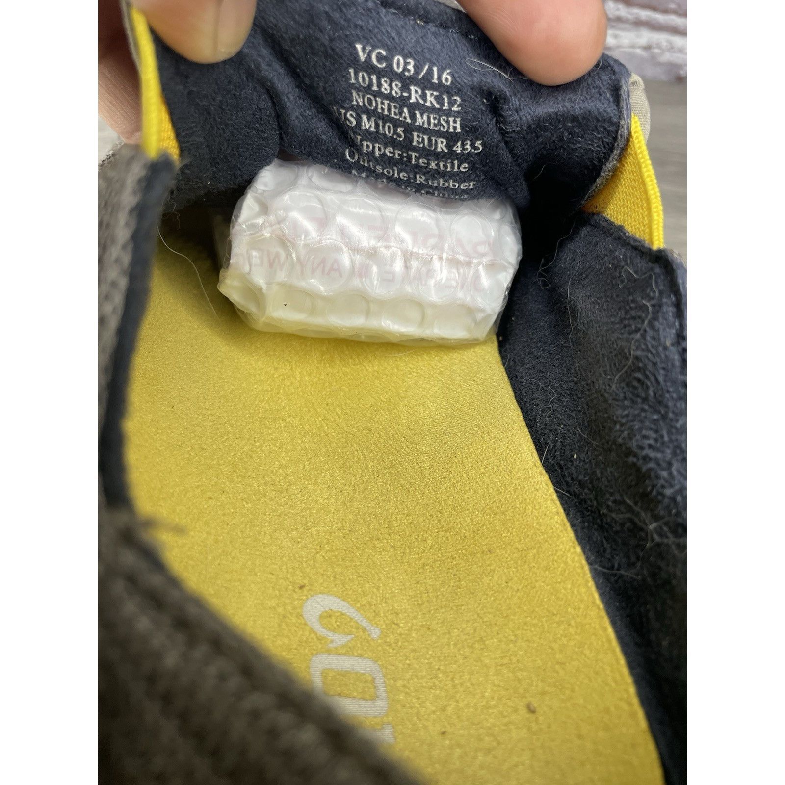 Olukai Olukai Nohea Mesh Comfort Gray Yellow Slip Casual On Shoes M Size US 10.5 / EU 43-44 - 9 Thumbnail