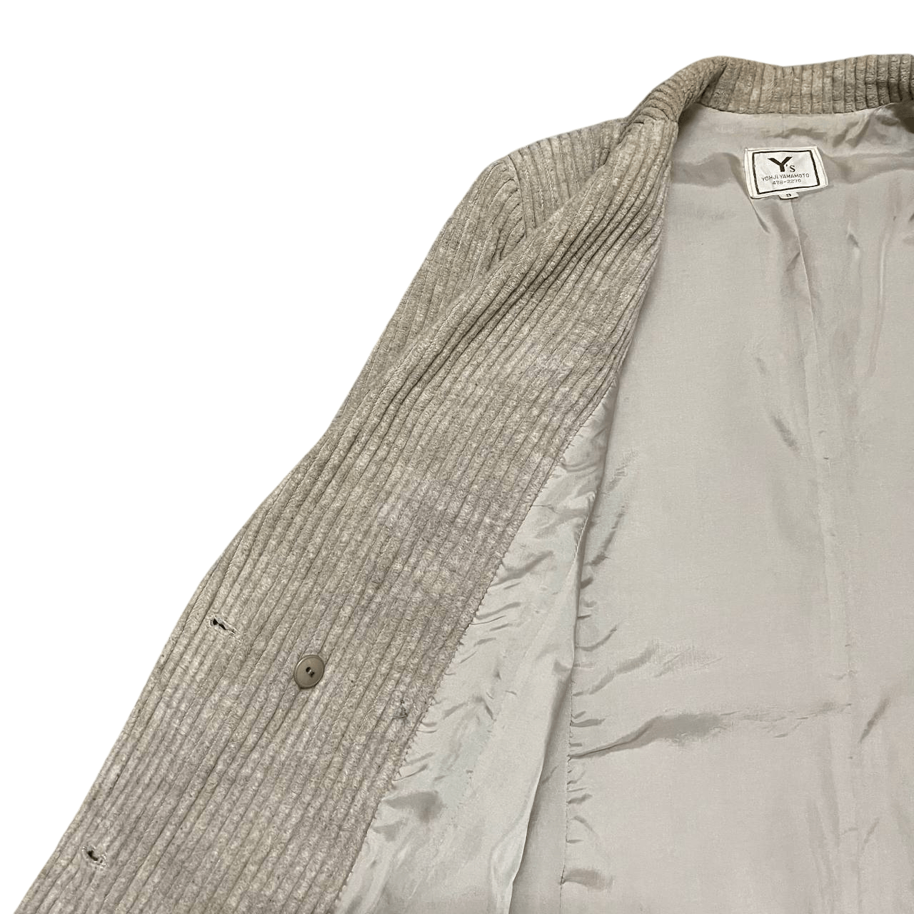 Yohji Yamamoto Vintage 70's Y's Yohji Yamamoto Corduroy Coat Size US S / EU 44-46 / 1 - 6 Thumbnail