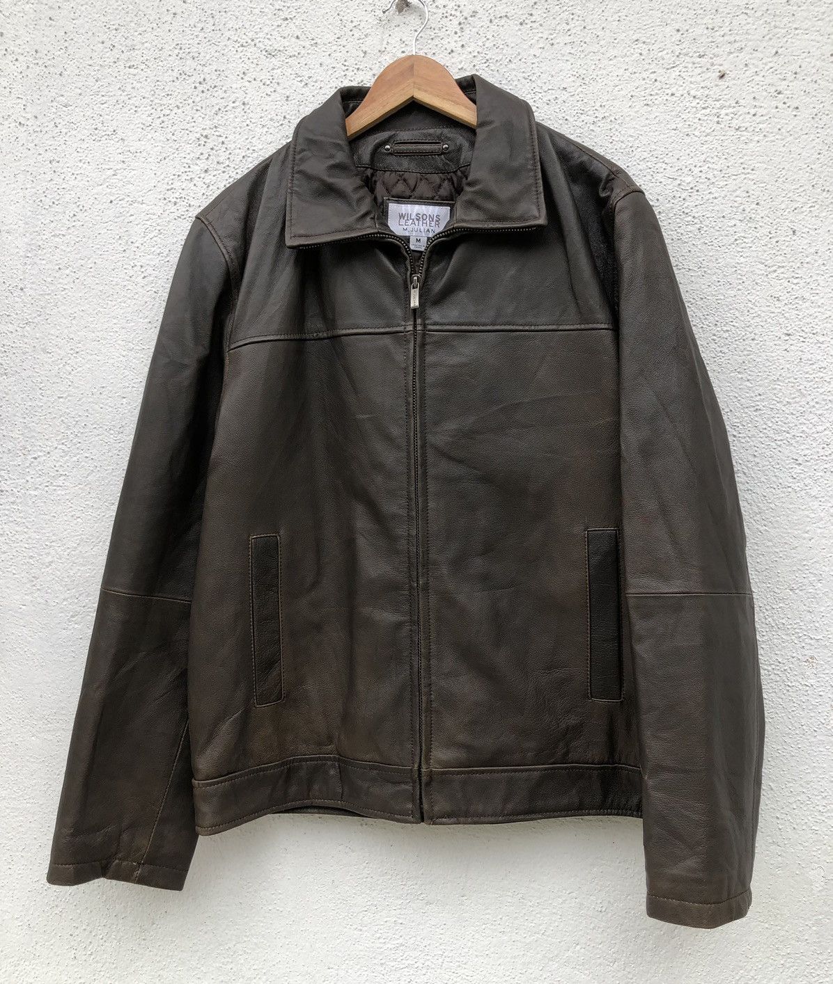 Wilsons Leather Vintage Wilsons Leather M.Julian Leather Zipper Jacket Size US M / EU 48-50 / 2 - 2 Thumbnail