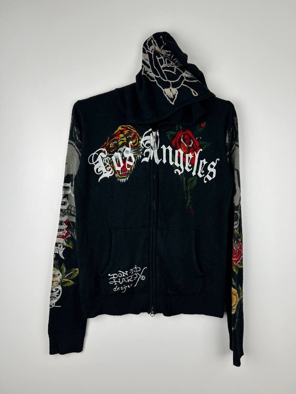 Ed Hardy × Vintage Ed Hardy streetwear sweat zip hoodie woman size S Size S / US 4 / IT 40 - 1 Thumbnail