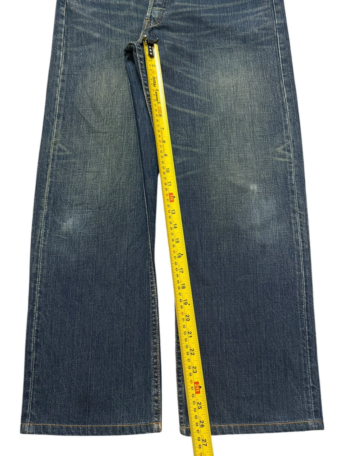 Levi's Vintage 90s Levis 501 Faded Whisker Wide Leg Baggy Jeans Size US 34 / EU 50 - 11 Thumbnail